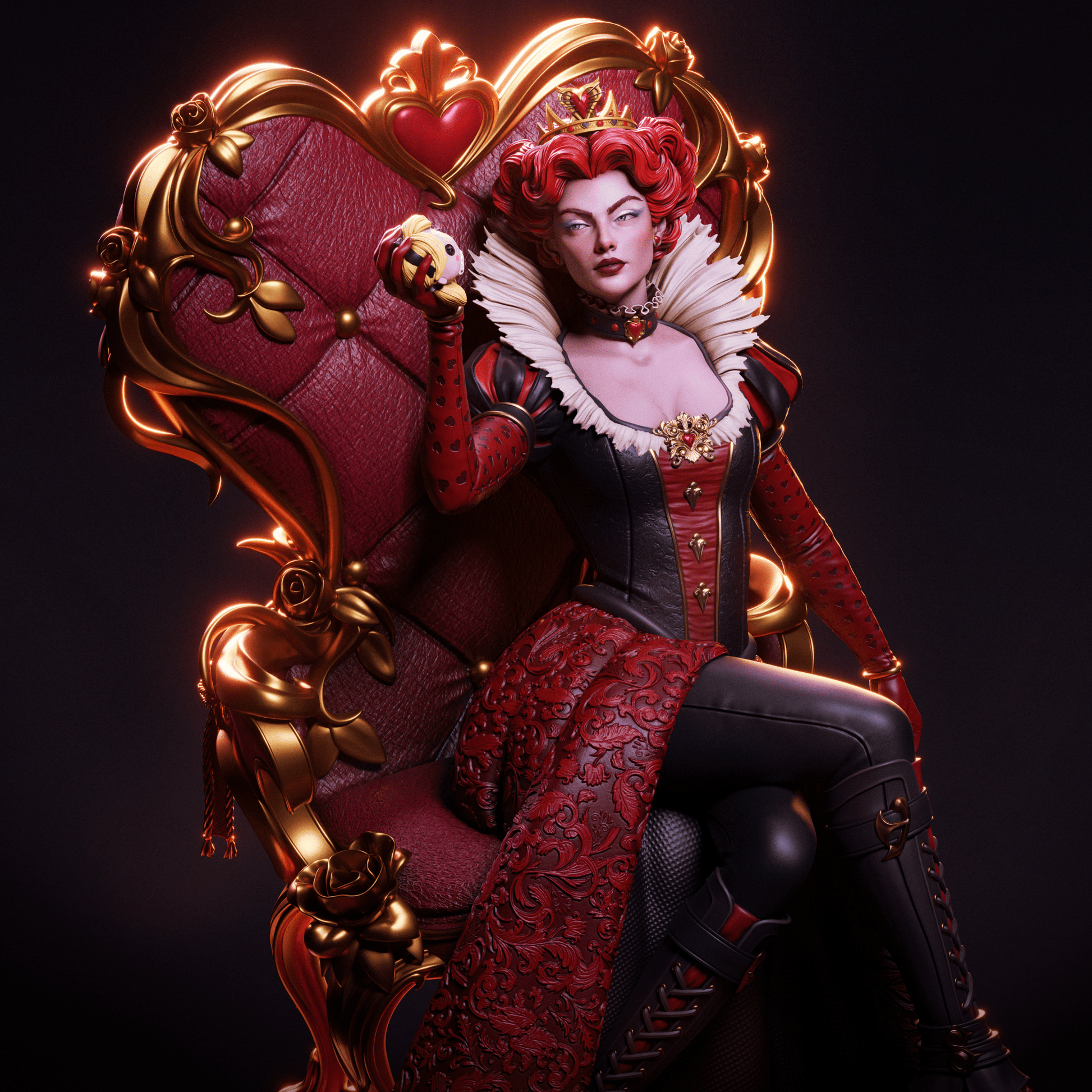 Red Queen - CA 3D Studios - Dark Forge Arts