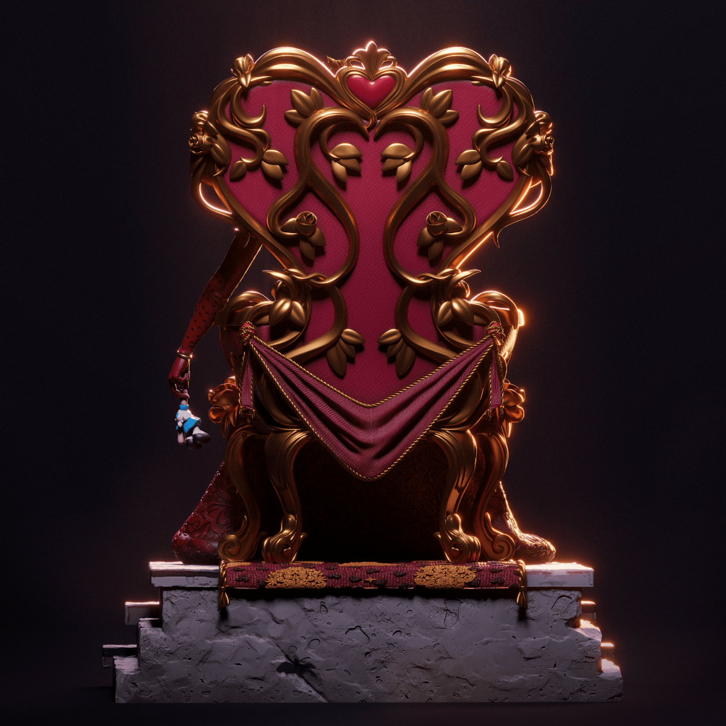 Red Queen - CA 3D Studios - Dark Forge Arts
