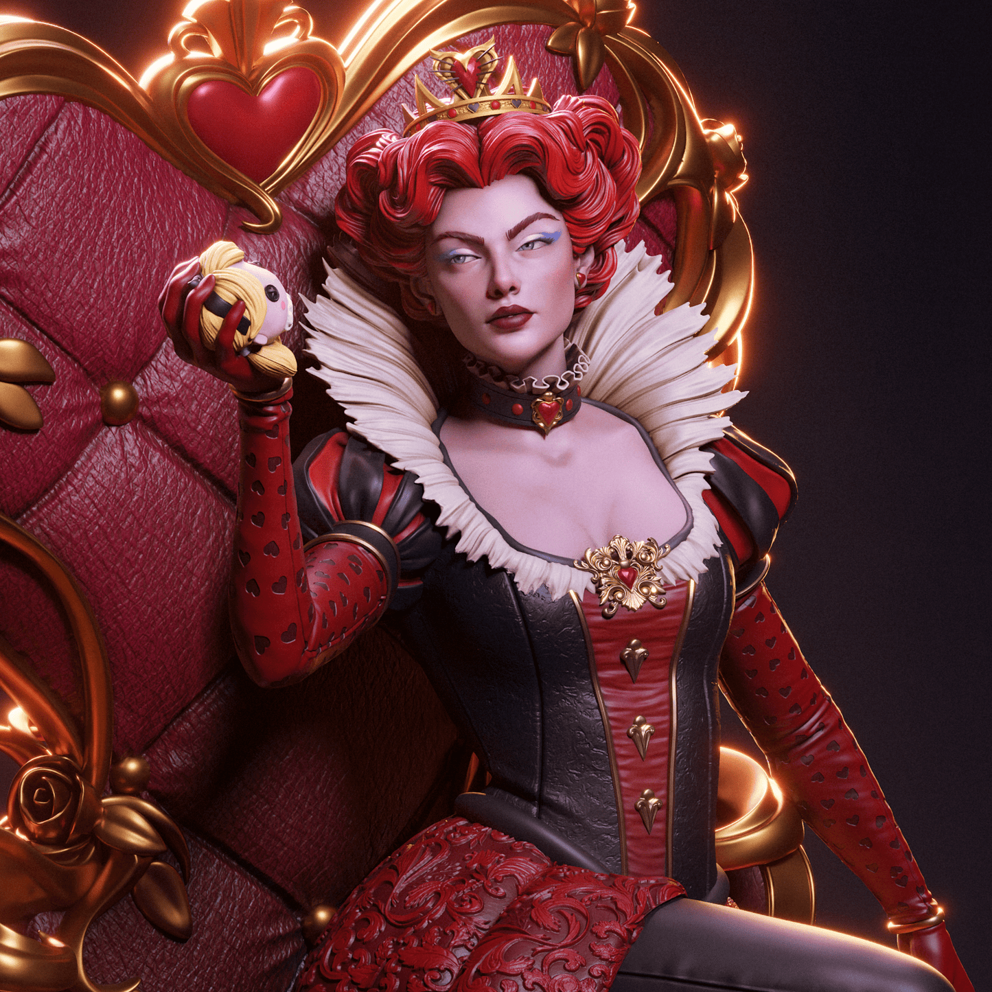 Red Queen - CA 3D Studios - Dark Forge Arts