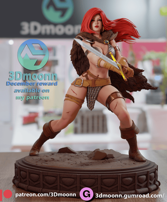 Red Sonja - 3DMoonn - Dark Forge Arts