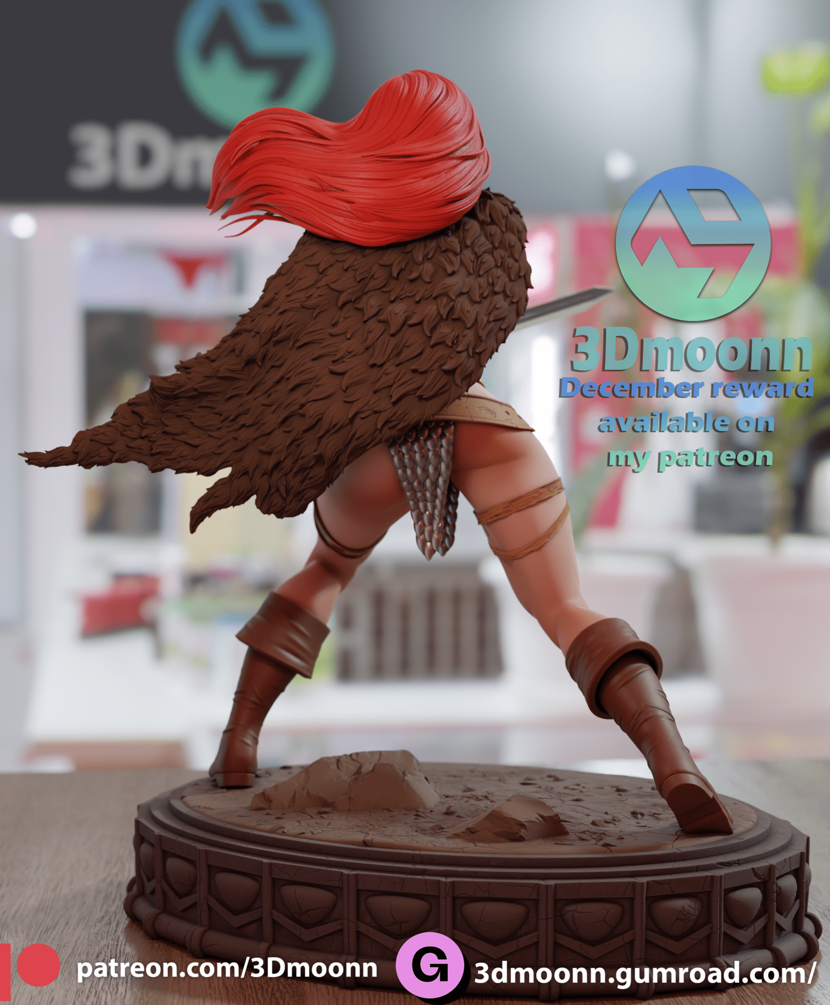 Red Sonja - 3DMoonn - Dark Forge Arts