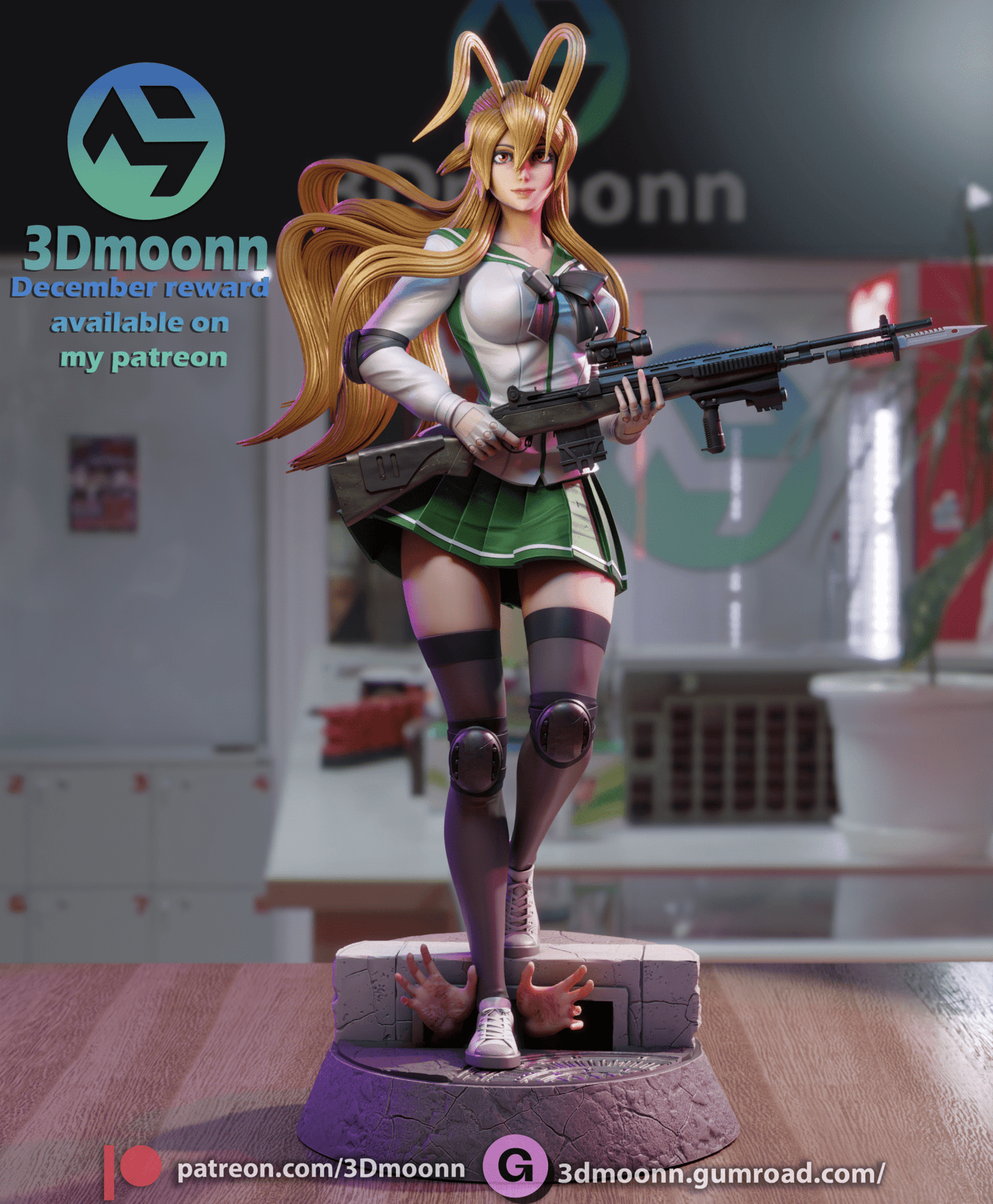 Rei Miyamoto - 3DMoonn - Dark Forge Arts