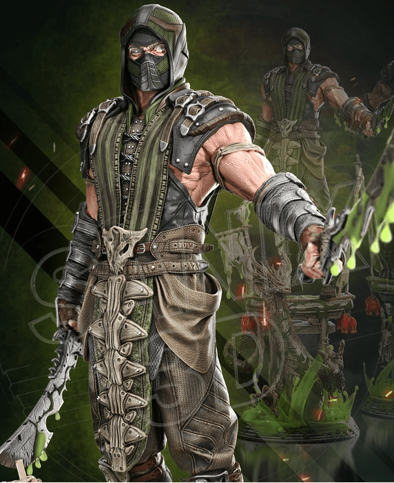 Reptile - Mortal Kombat - Sanix3D - Dark Forge Arts