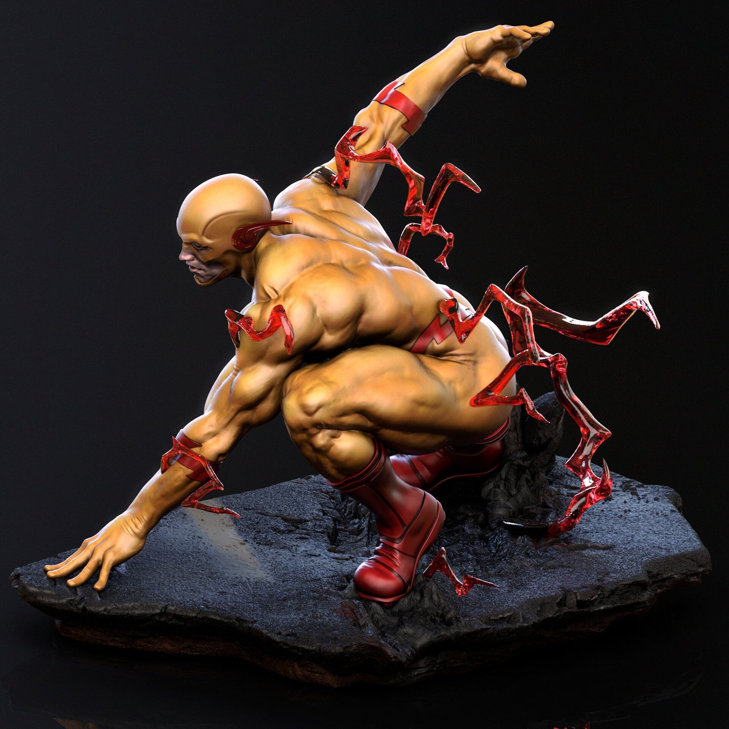 Reverse Flash - CA 3D Studios - Dark Forge Arts