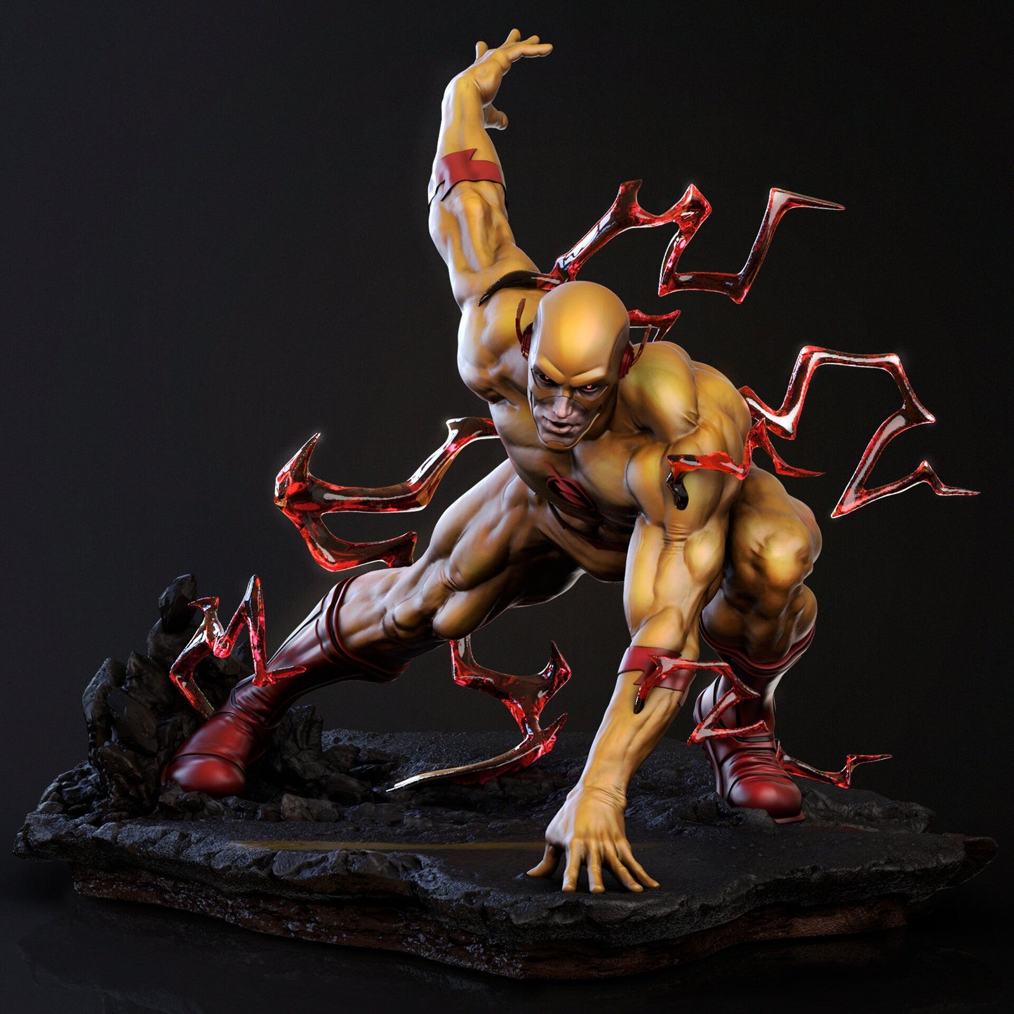 Reverse Flash - CA 3D Studios - Dark Forge Arts