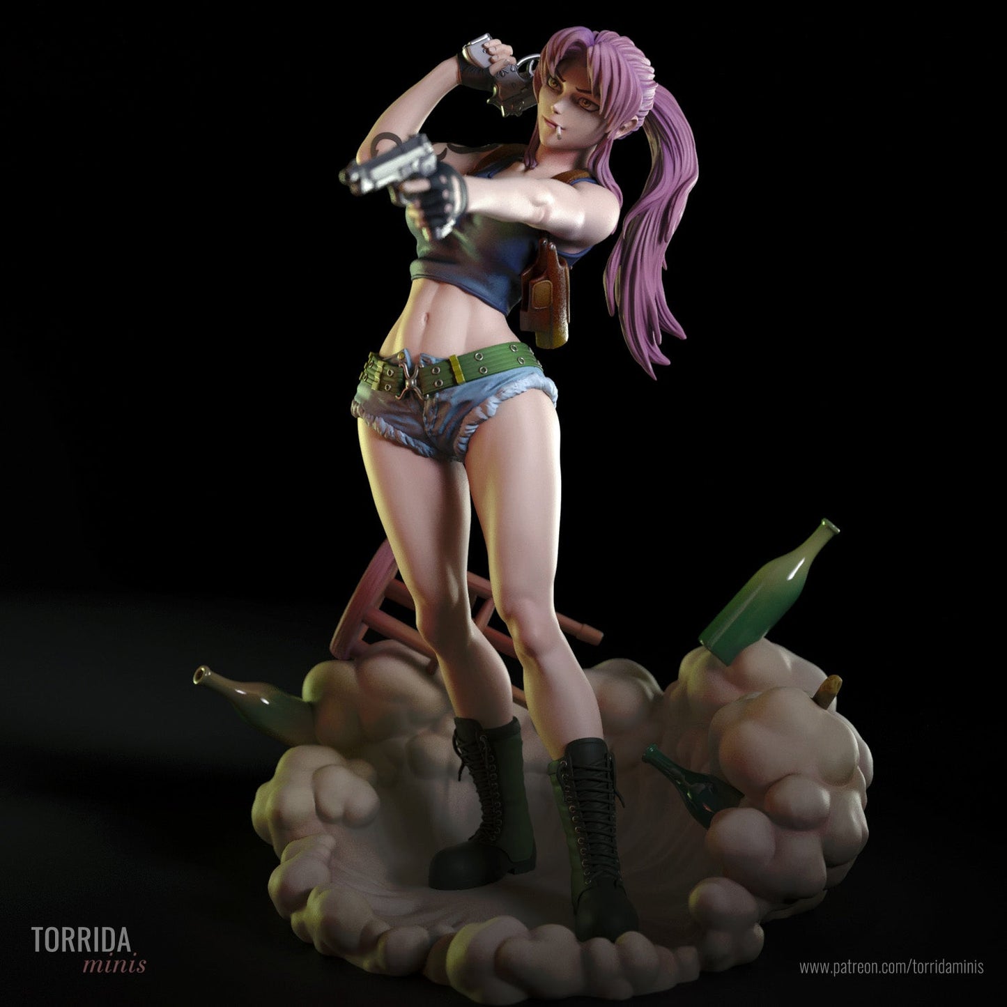 Revy - Torrida Minis - Dark Forge Arts
