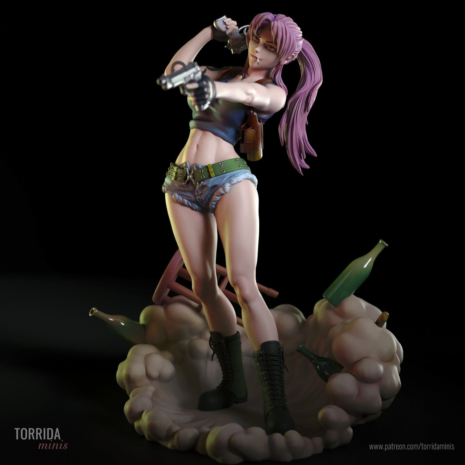 Revy - Torrida Minis - Dark Forge Arts