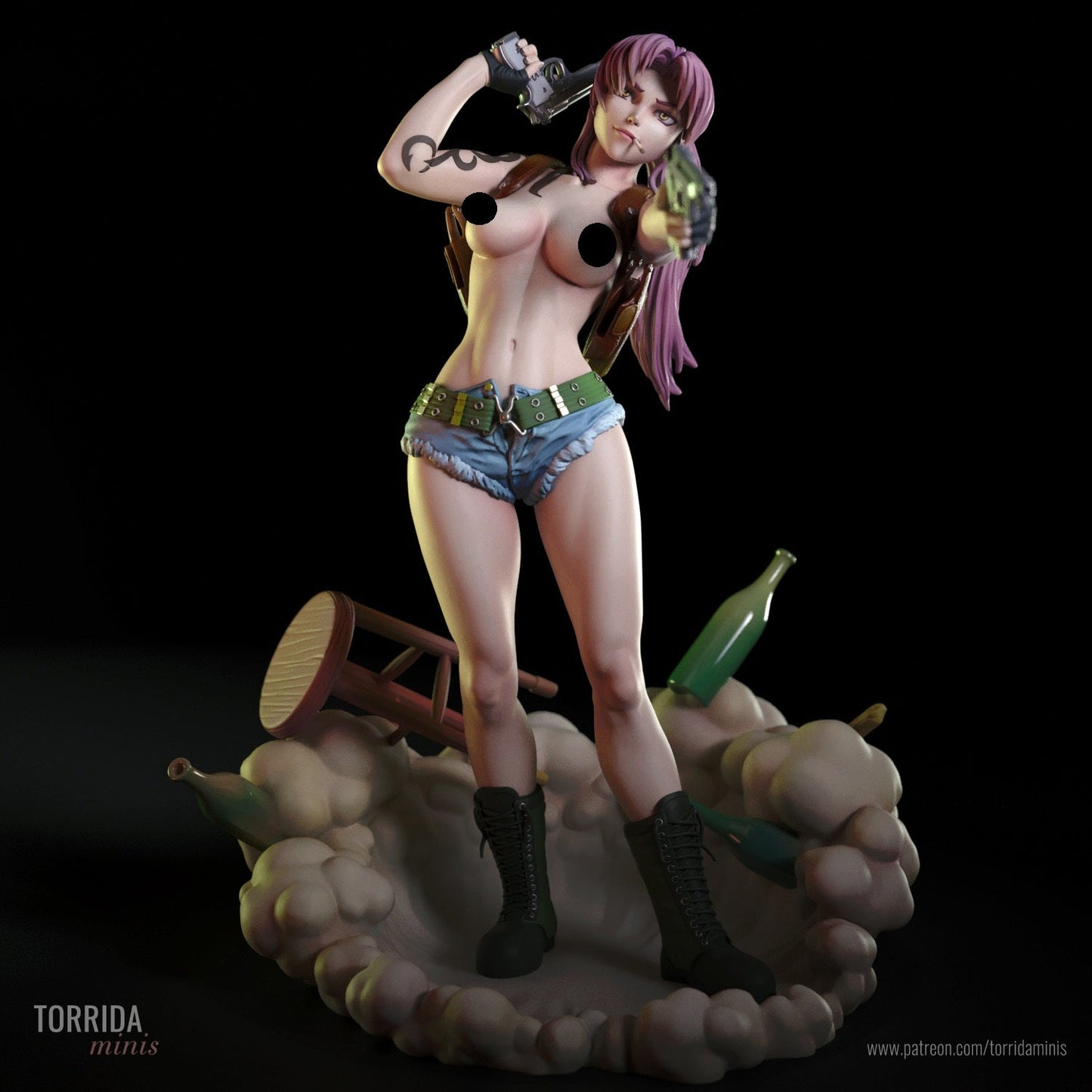 Revy - Torrida Minis - Dark Forge Arts