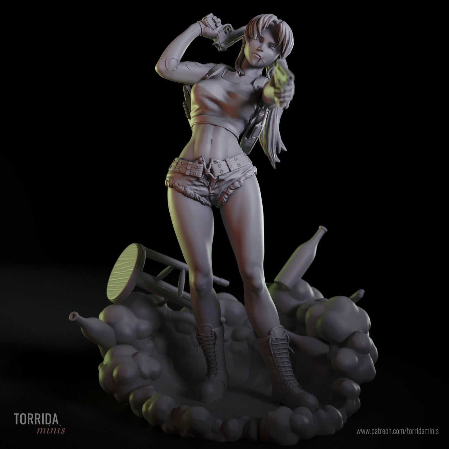 Revy - Torrida Minis - Dark Forge Arts