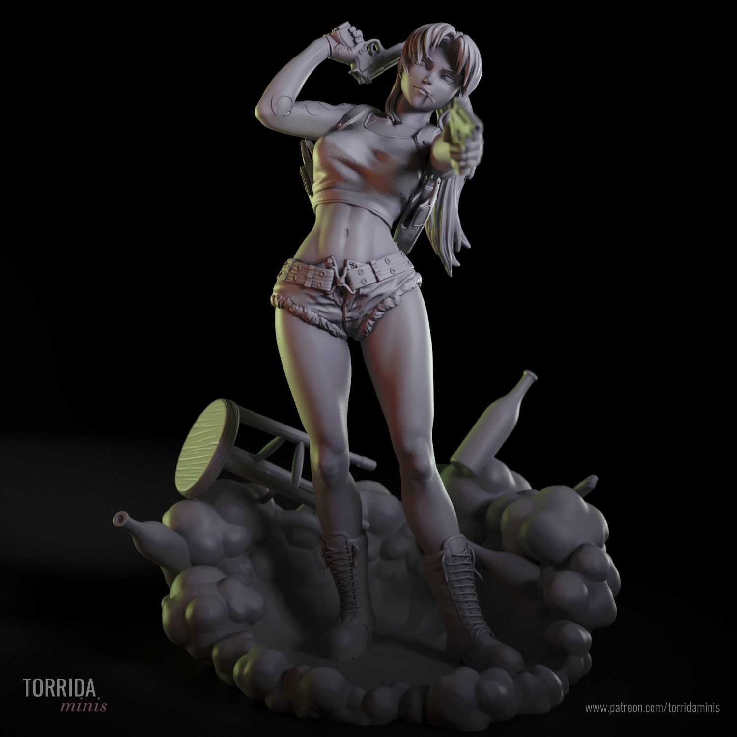 Revy - Torrida Minis - Dark Forge Arts