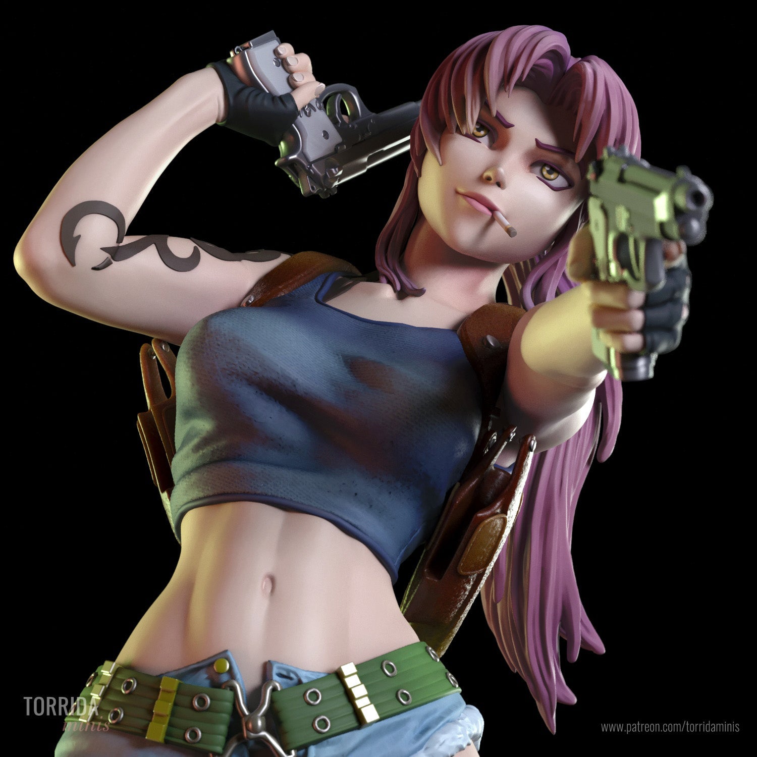 Revy - Torrida Minis - Dark Forge Arts