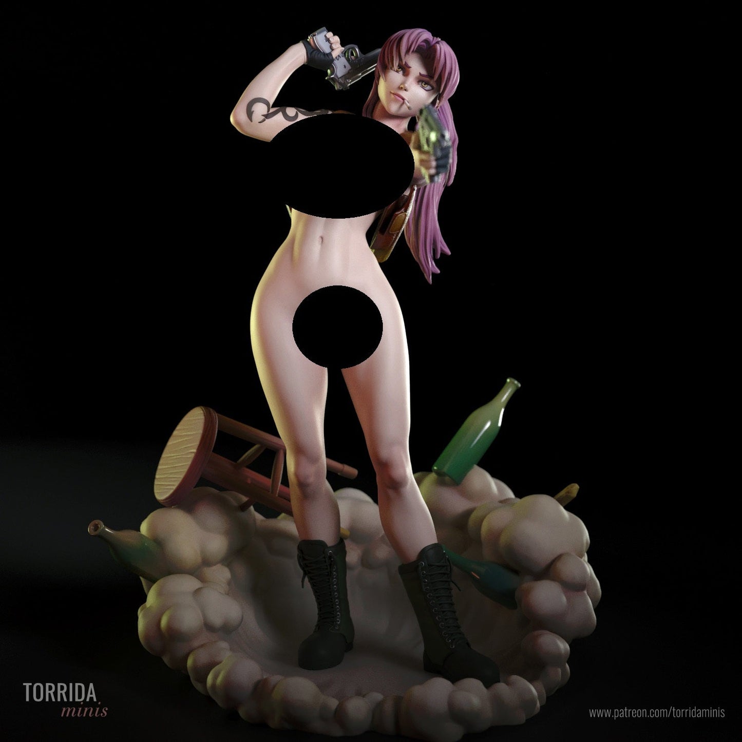 Revy - Torrida Minis - Dark Forge Arts