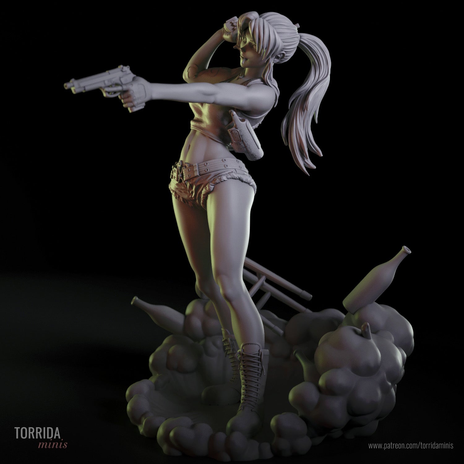 Revy - Torrida Minis - Dark Forge Arts