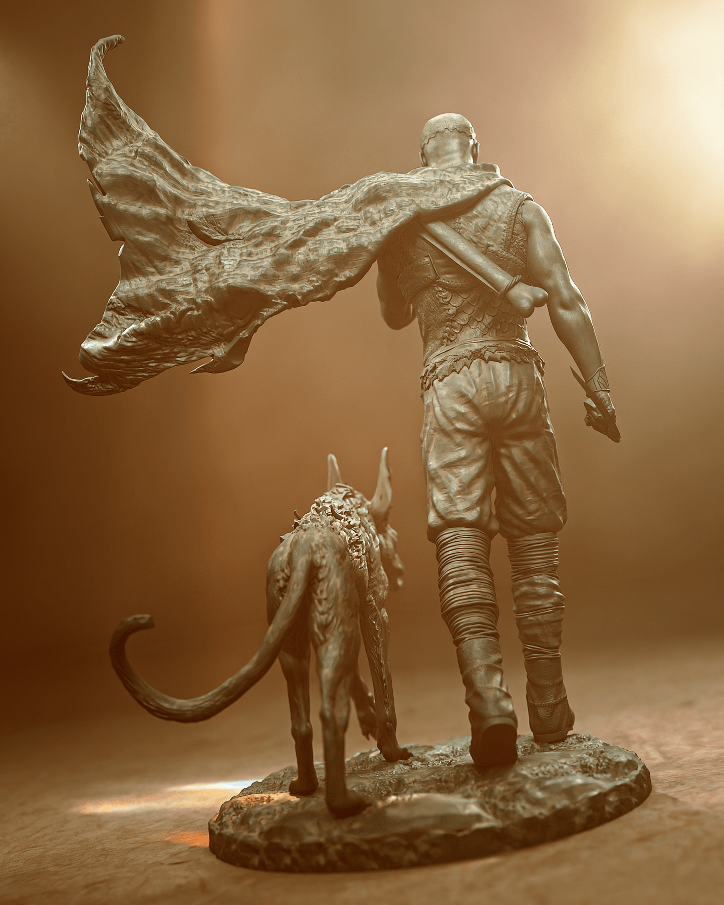 Riddick with Jackal - CA 3D Studios - Dark Forge Arts