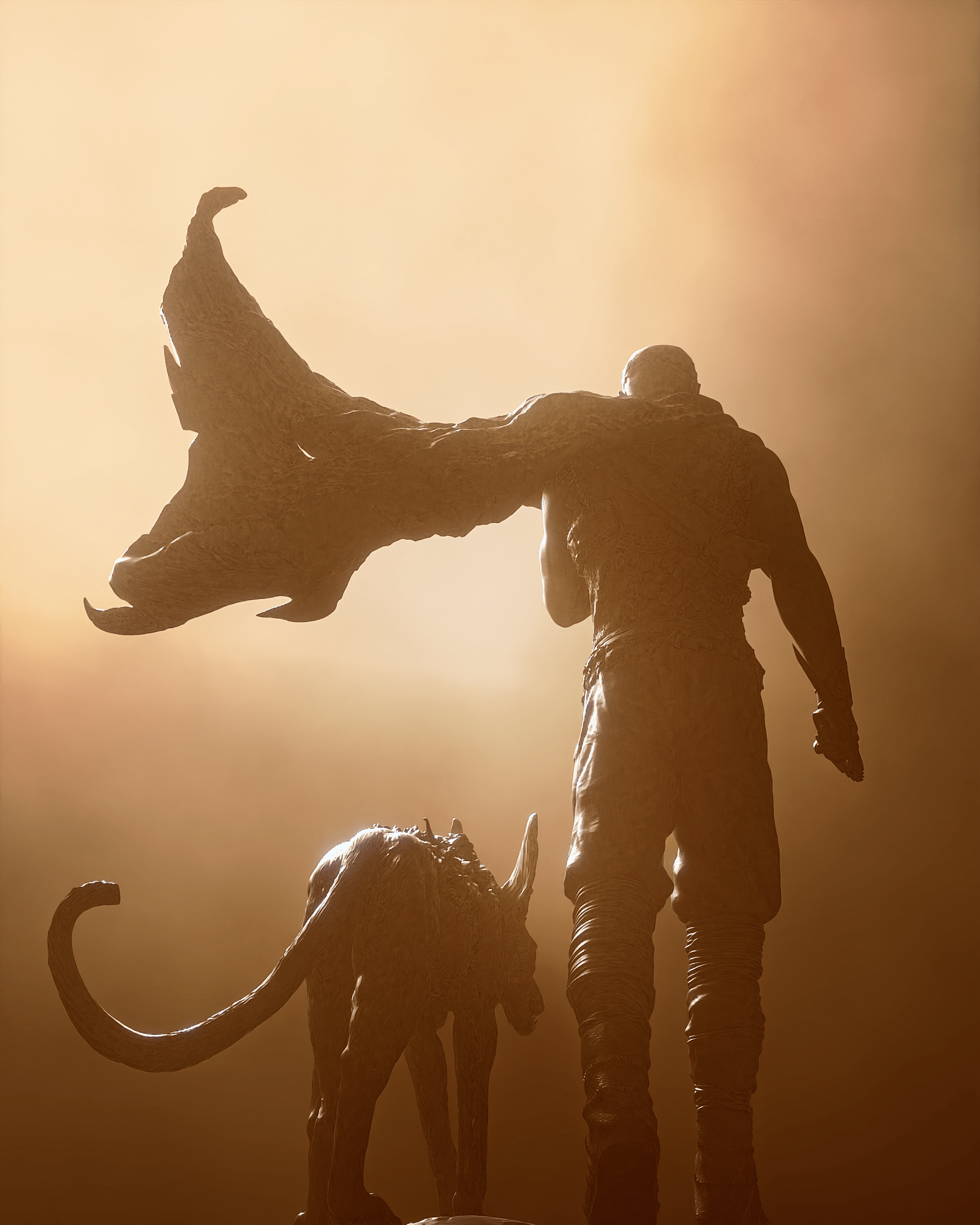 Riddick with Jackal - CA 3D Studios - Dark Forge Arts