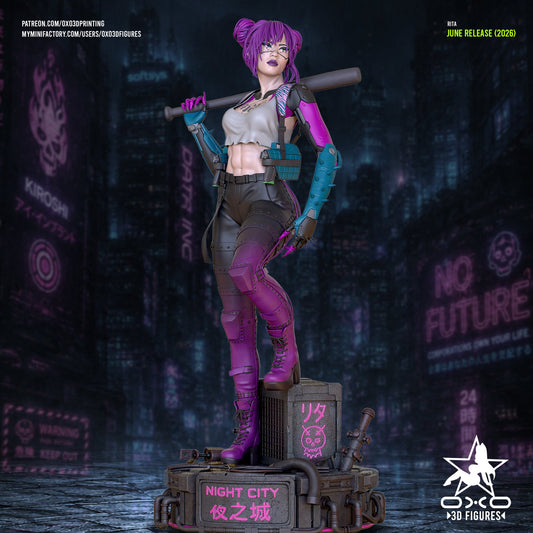 Rita CyberPunk - OXO3D - Dark Forge Arts