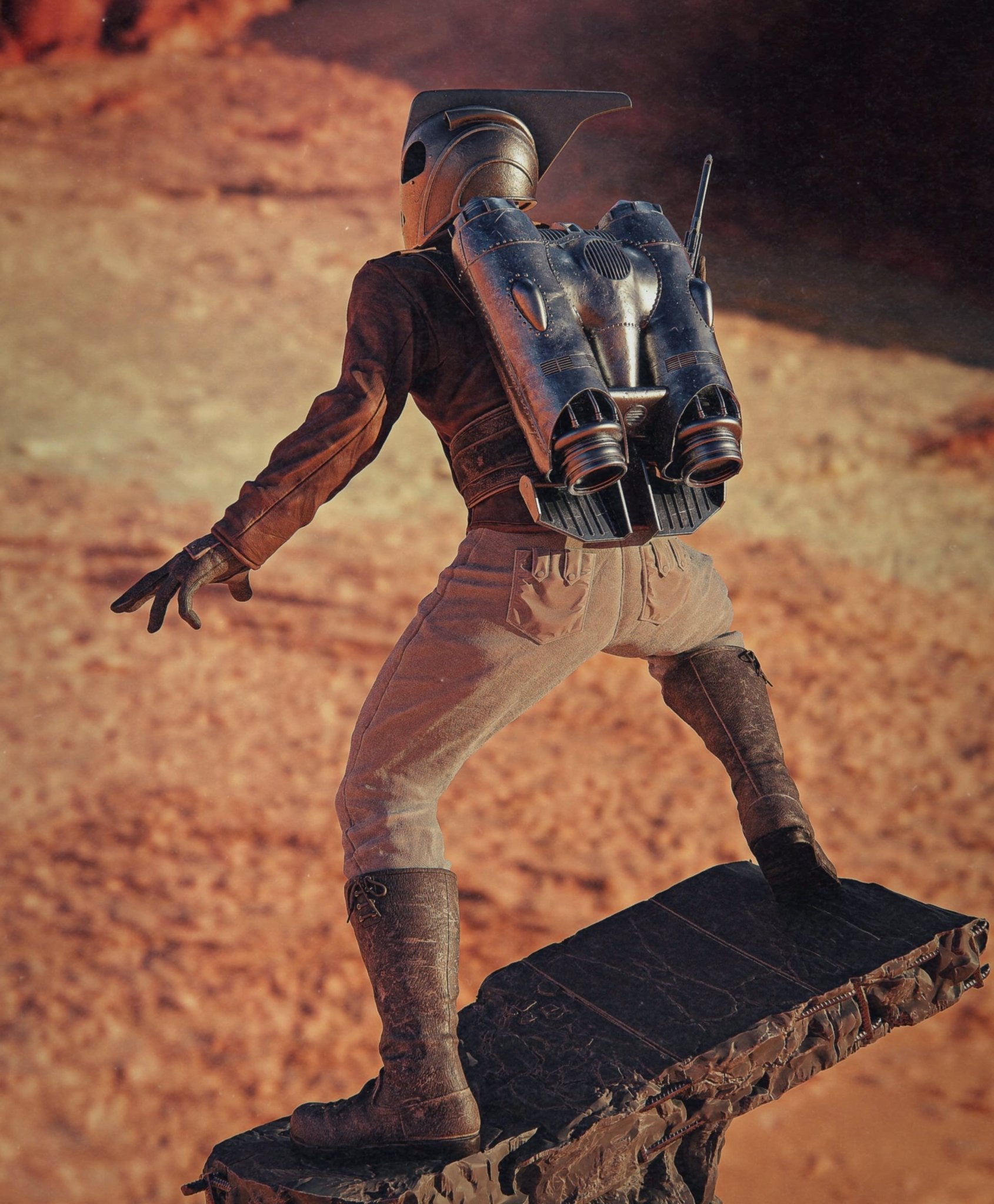 Rocketeer - CA 3D Studios - Dark Forge Arts