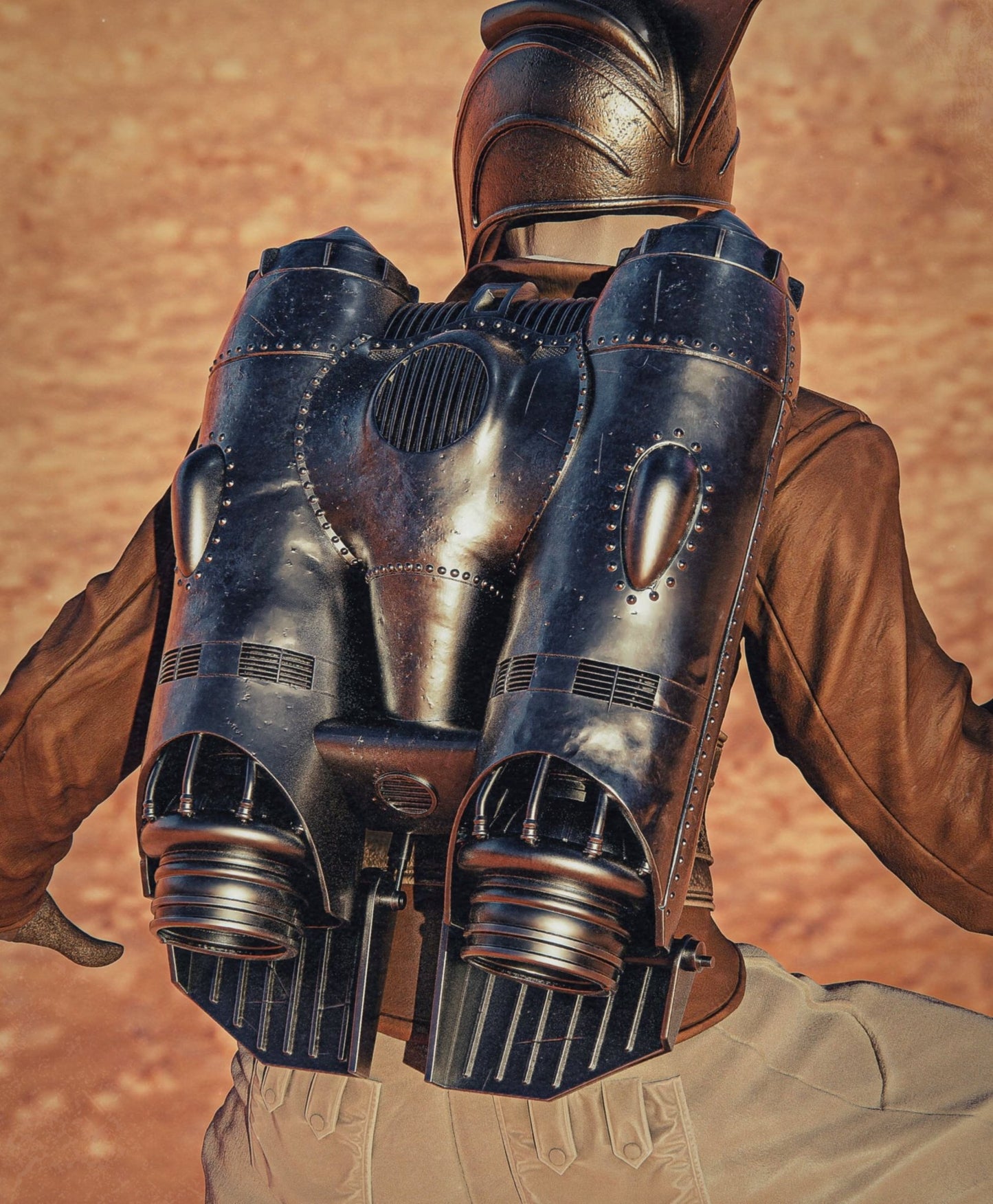 Rocketeer - CA 3D Studios - Dark Forge Arts