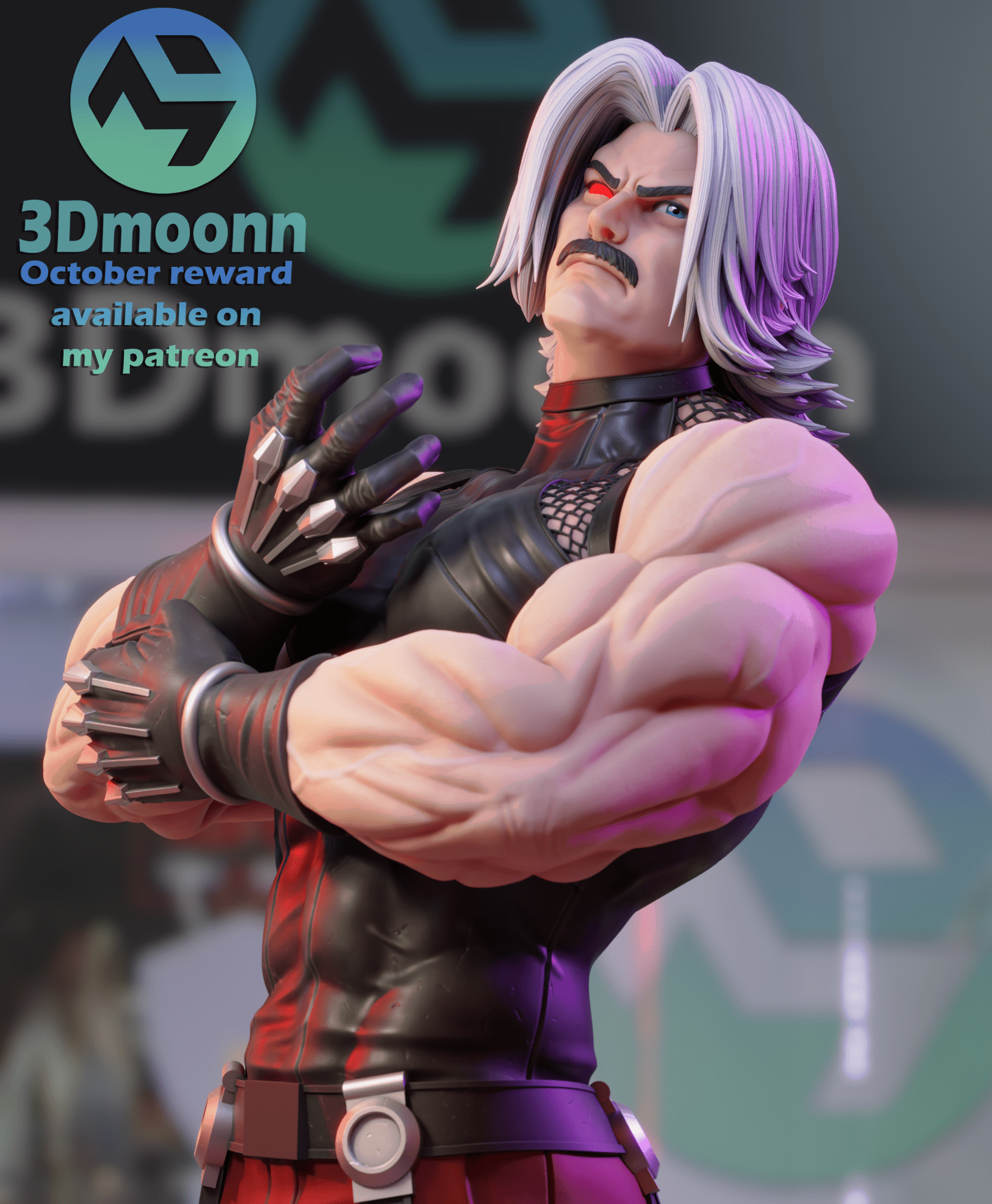 Rugal the King of Fighters - 3DMoonn - Dark Forge Arts