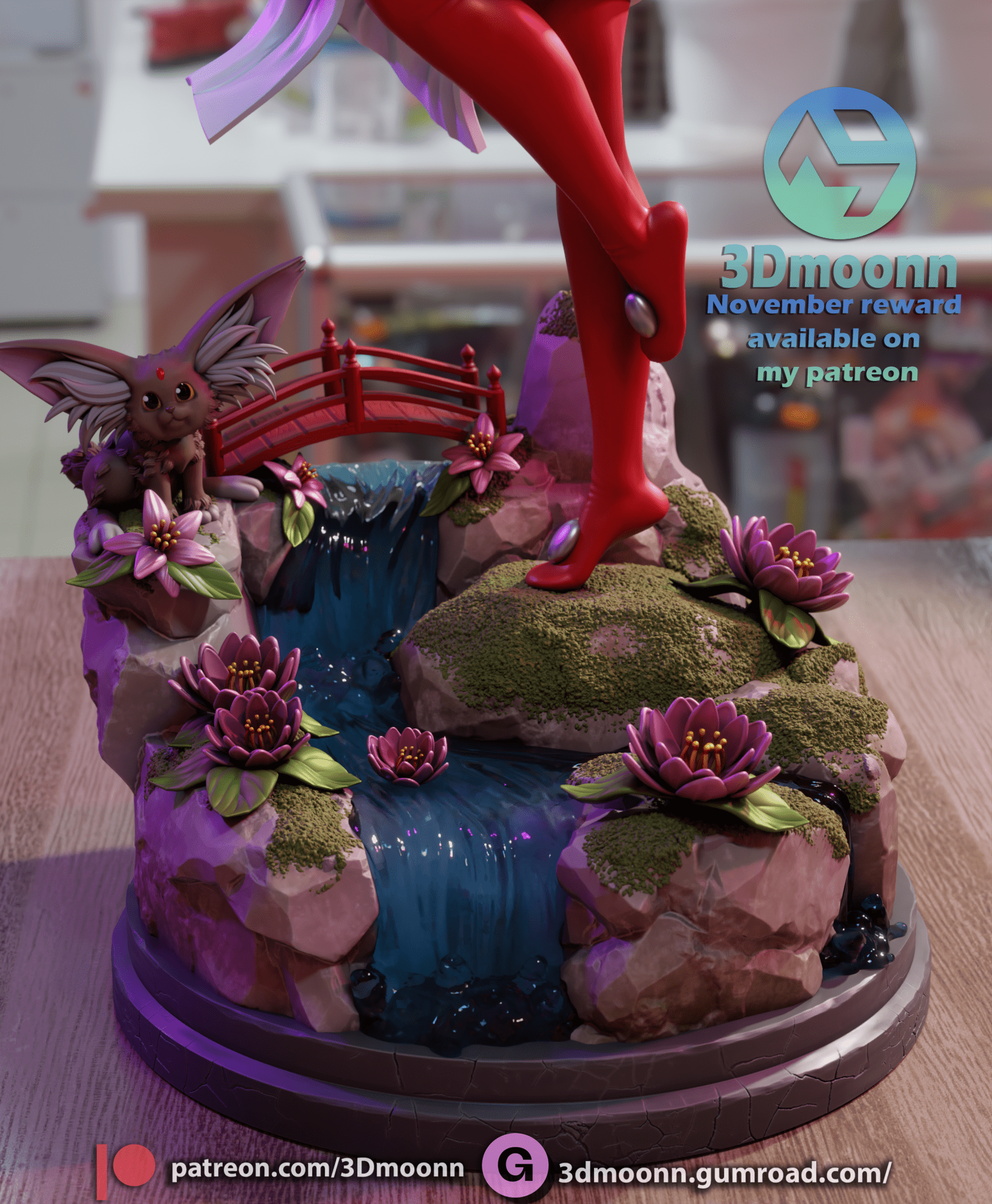 Ryoko Hakubi - 3DMoonn - Dark Forge Arts