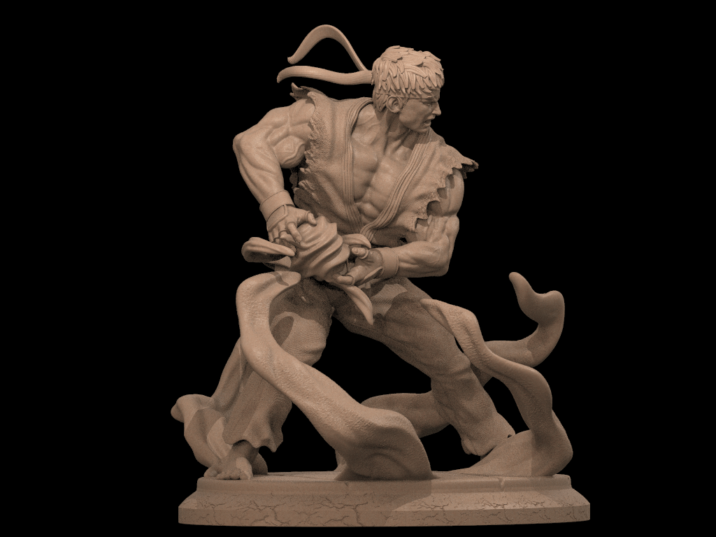 Ryu - CA 3D Studios - Dark Forge Arts