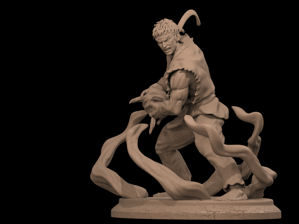 Ryu - CA 3D Studios - Dark Forge Arts