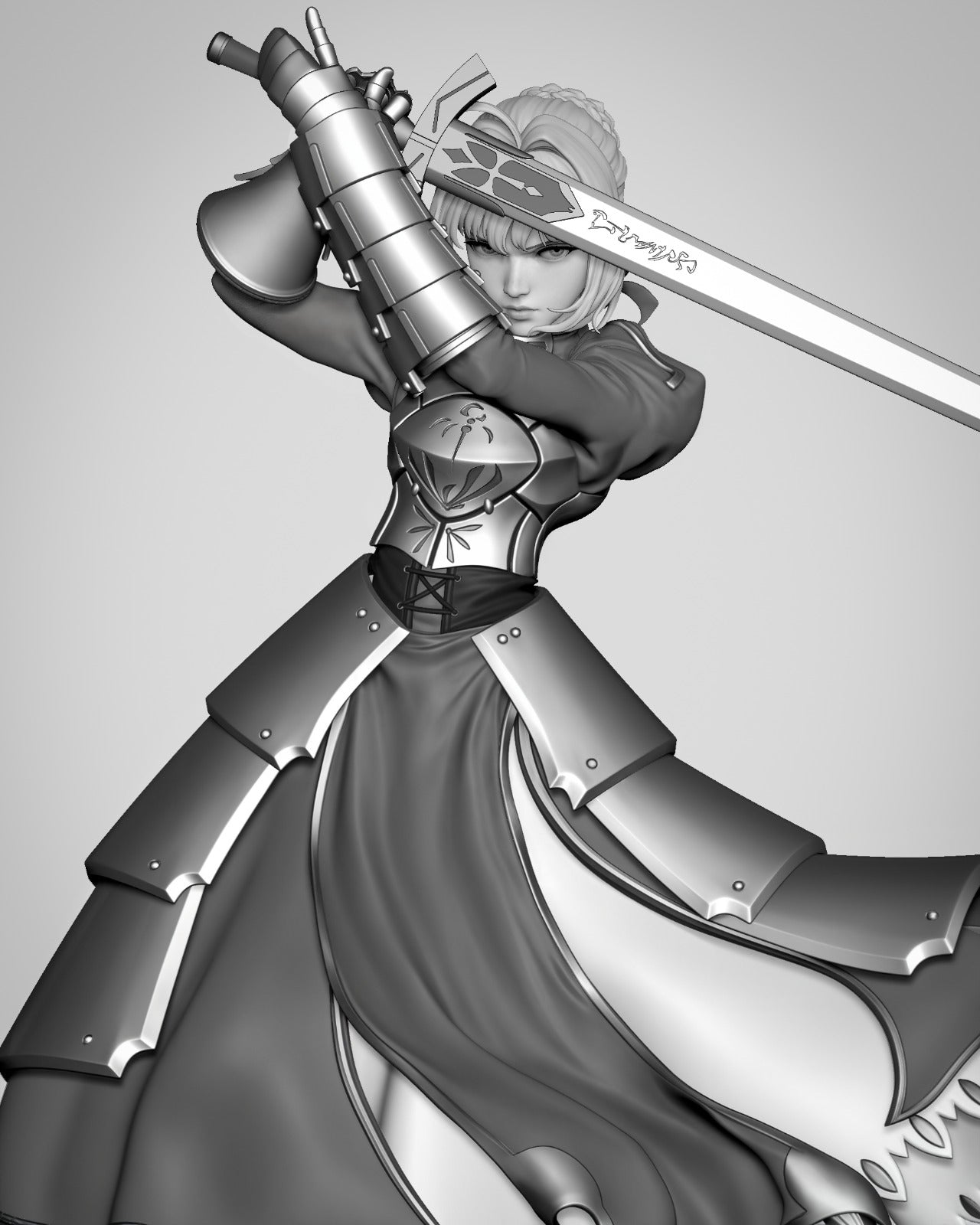 Saber - CA 3D Studios - Dark Forge Arts