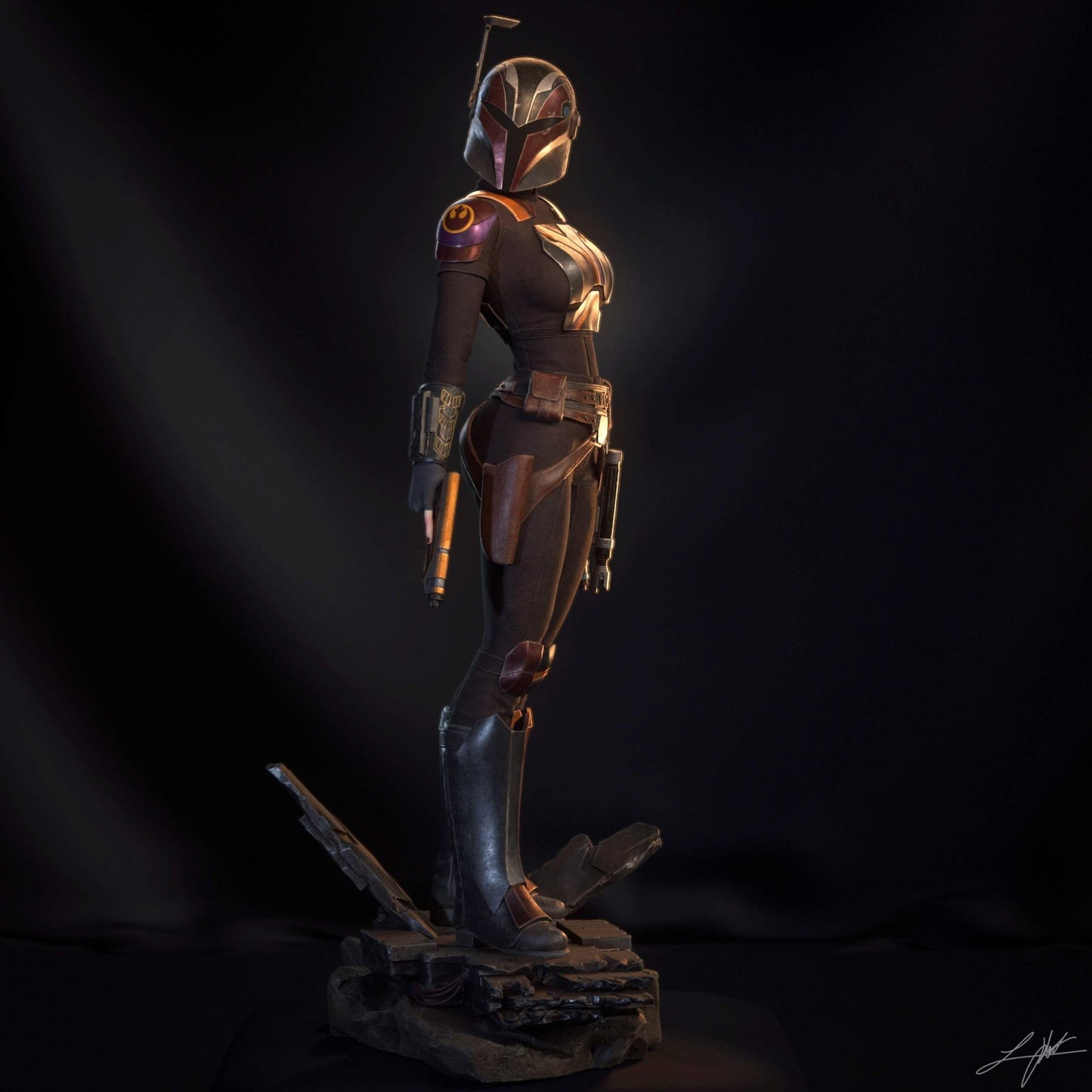 Sabine Wren - Abe3D - Dark Forge Arts