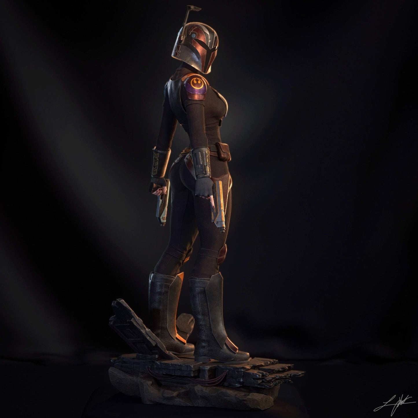 Sabine Wren - Abe3D - Dark Forge Arts