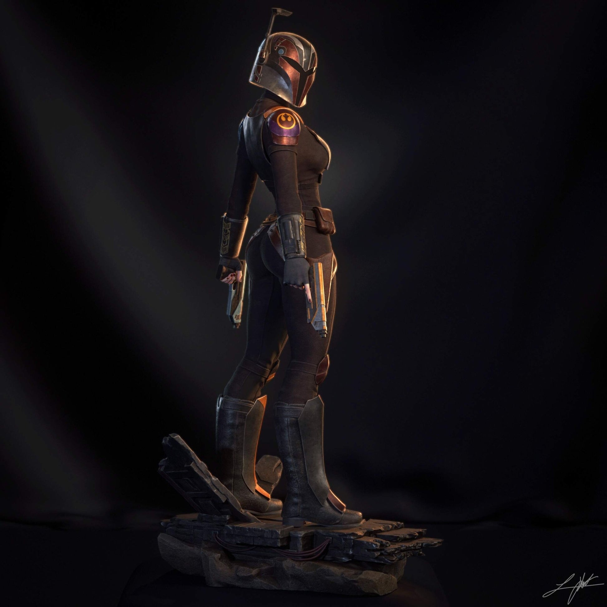 Sabine Wren - Abe3D - Dark Forge Arts
