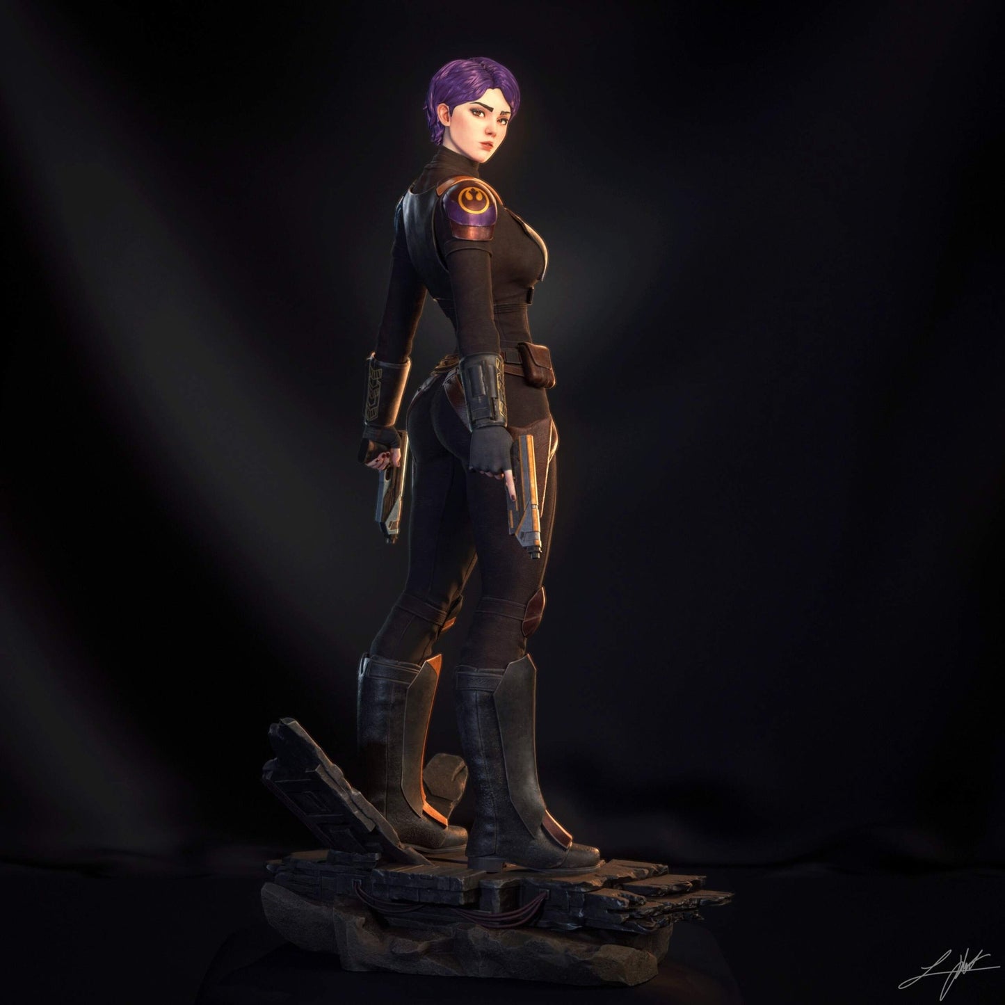 Sabine Wren - Abe3D - Dark Forge Arts