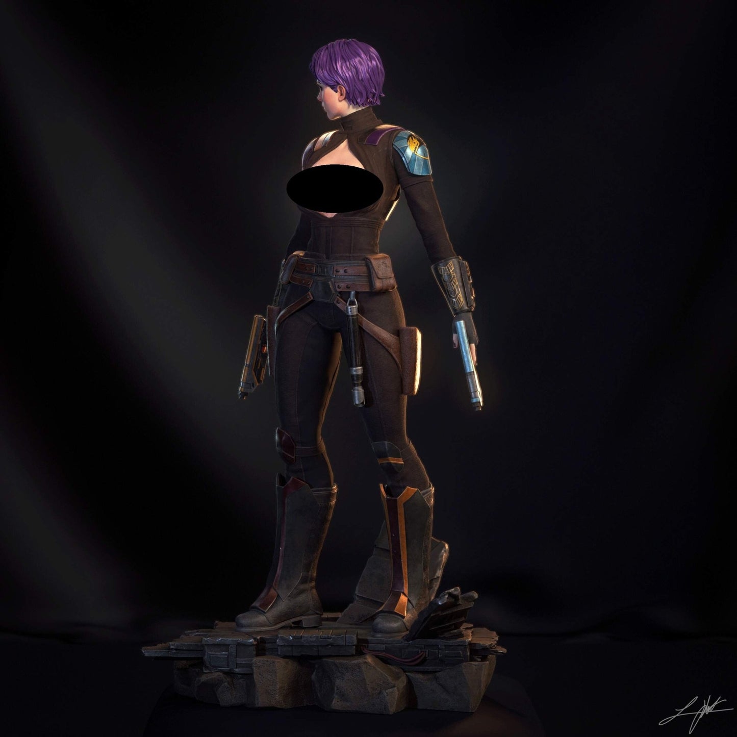 Sabine Wren - Abe3D - Dark Forge Arts