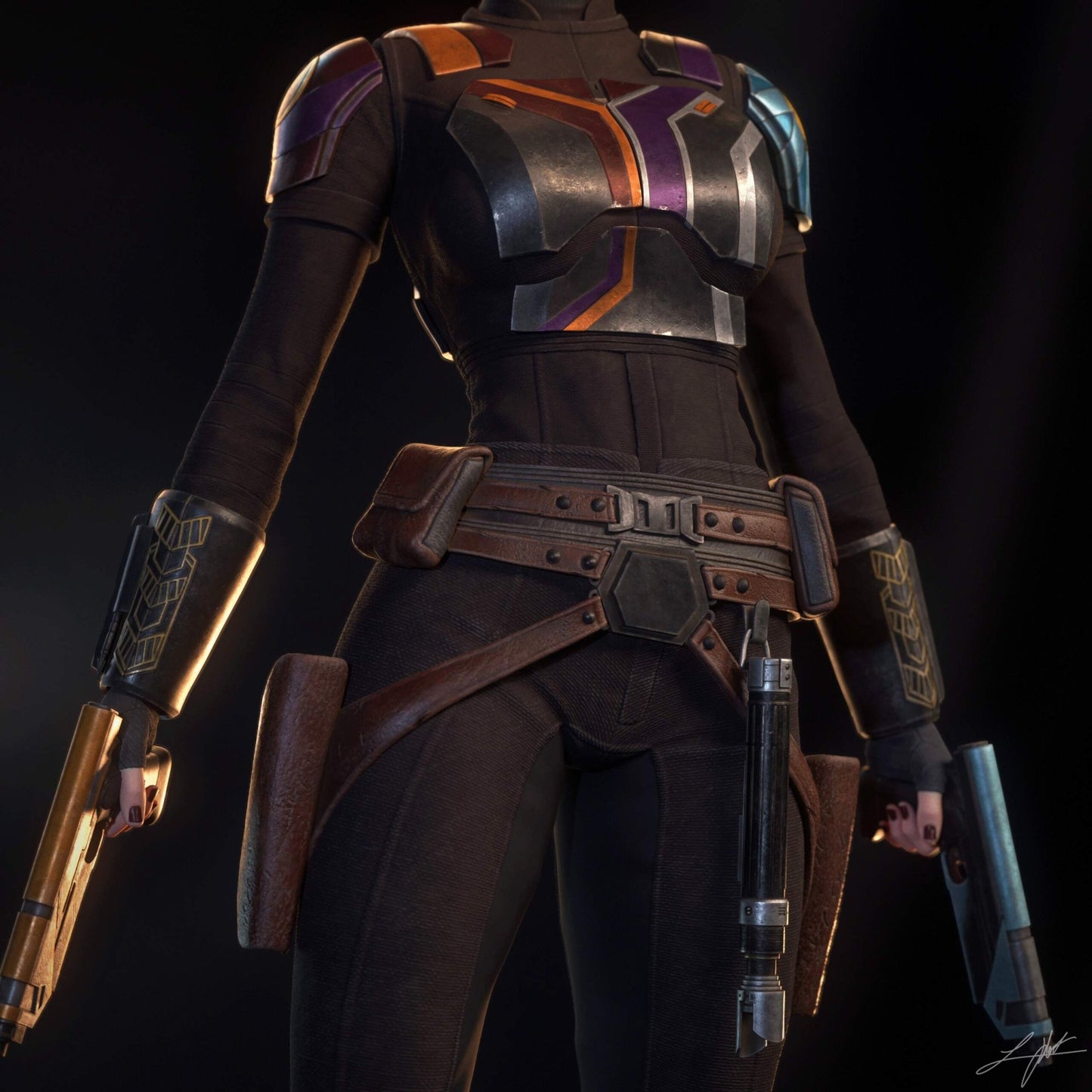 Sabine Wren - Abe3D - Dark Forge Arts
