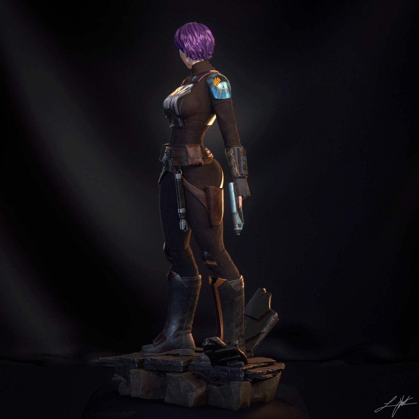 Sabine Wren - Abe3D - Dark Forge Arts