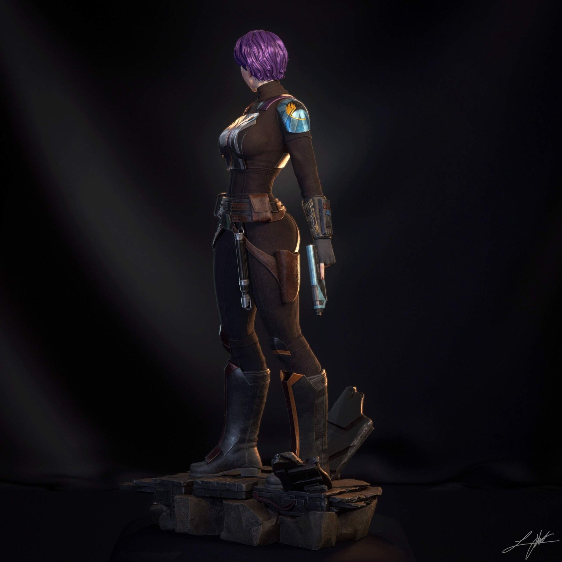 Sabine Wren - Abe3D - Dark Forge Arts
