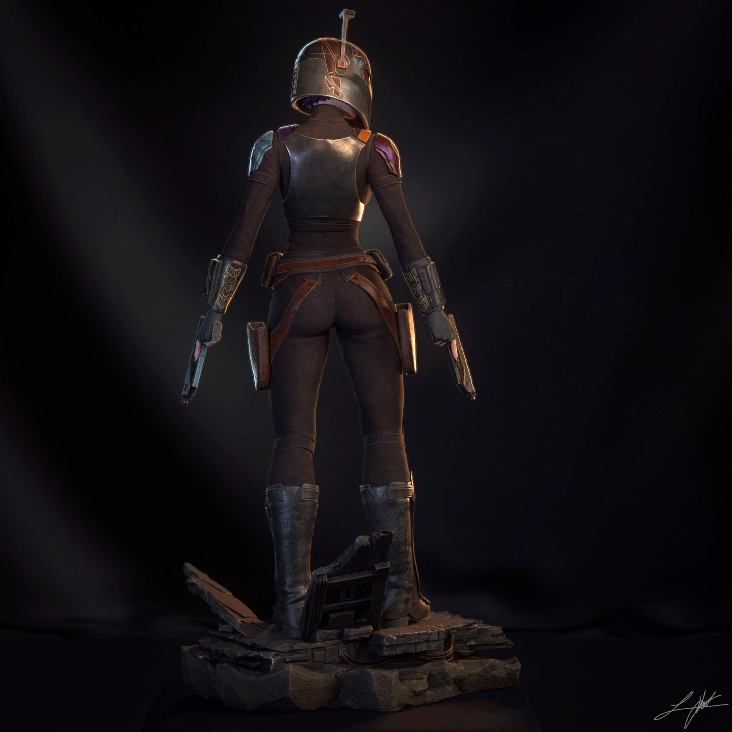 Sabine Wren - Abe3D - Dark Forge Arts