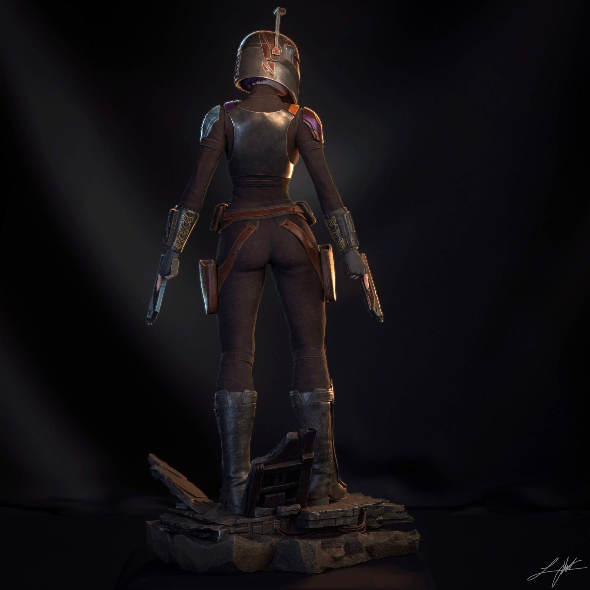 Sabine Wren - Abe3D - Dark Forge Arts