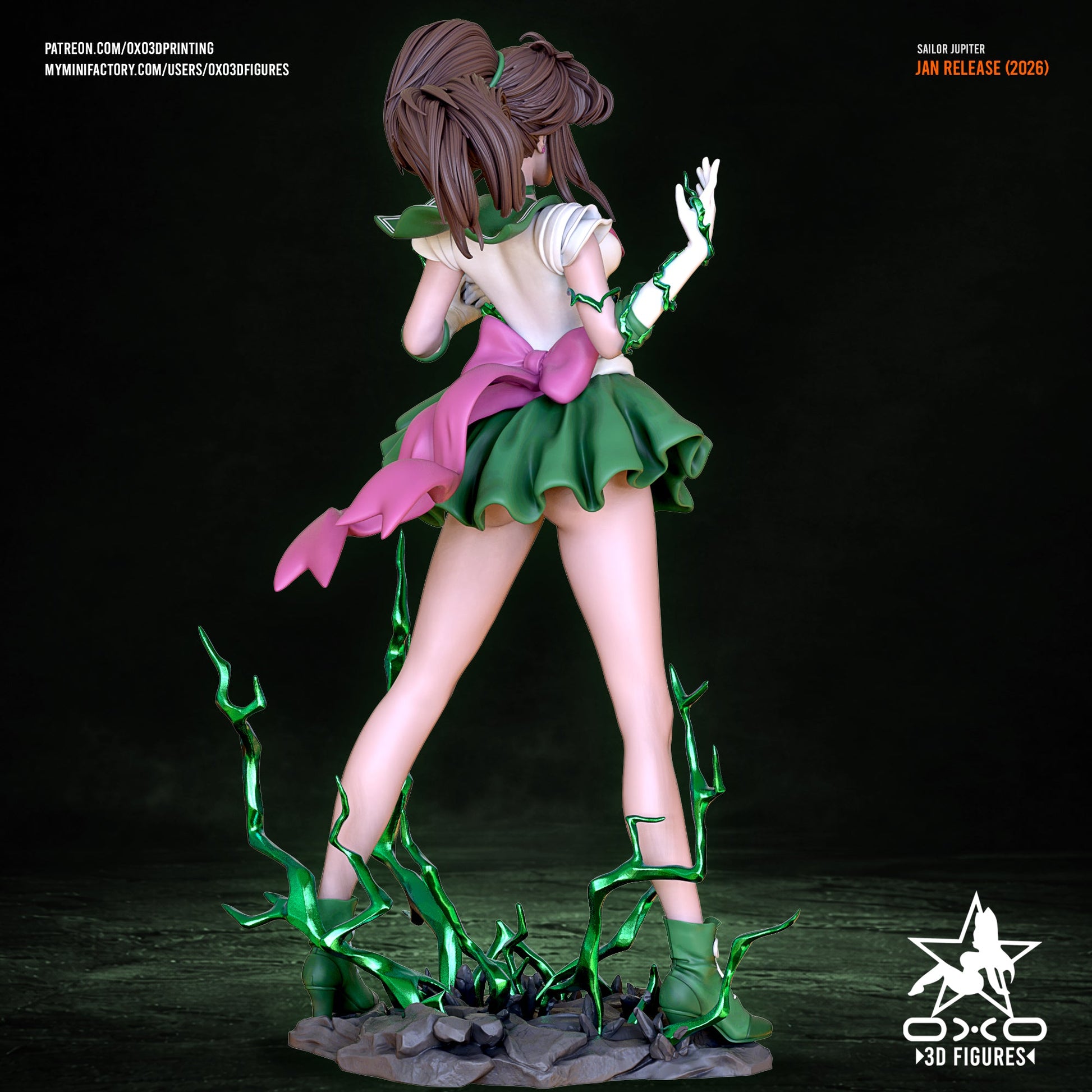 Sailor Jupiter - OXO3D - Dark Forge Arts