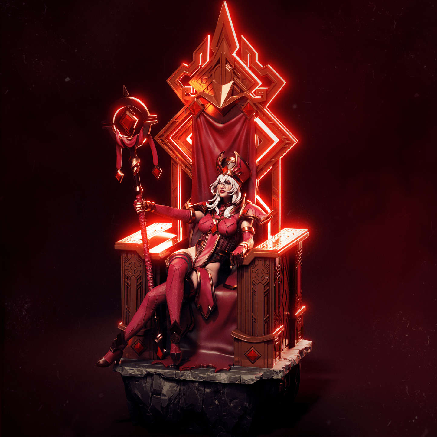 Sally Whitemane - CA 3D Studios - Dark Forge Arts