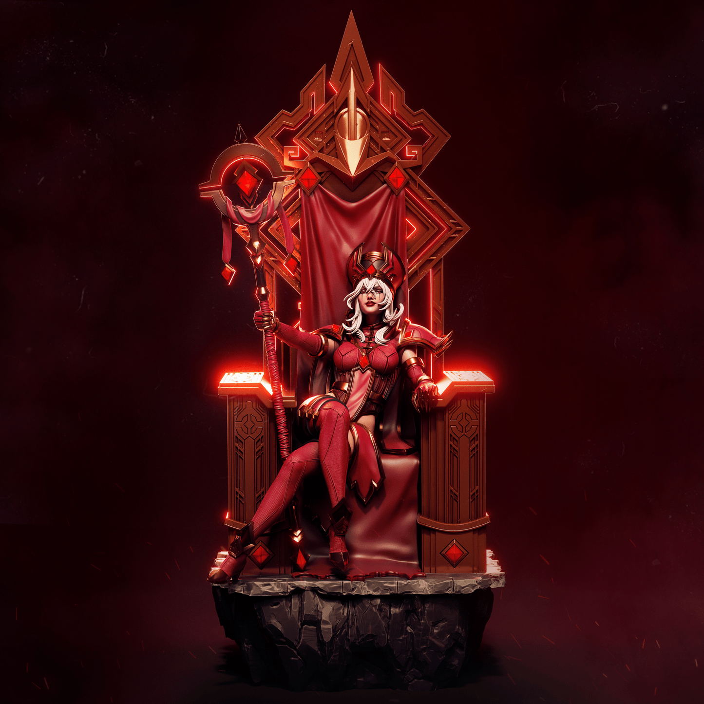 Sally Whitemane - CA 3D Studios - Dark Forge Arts