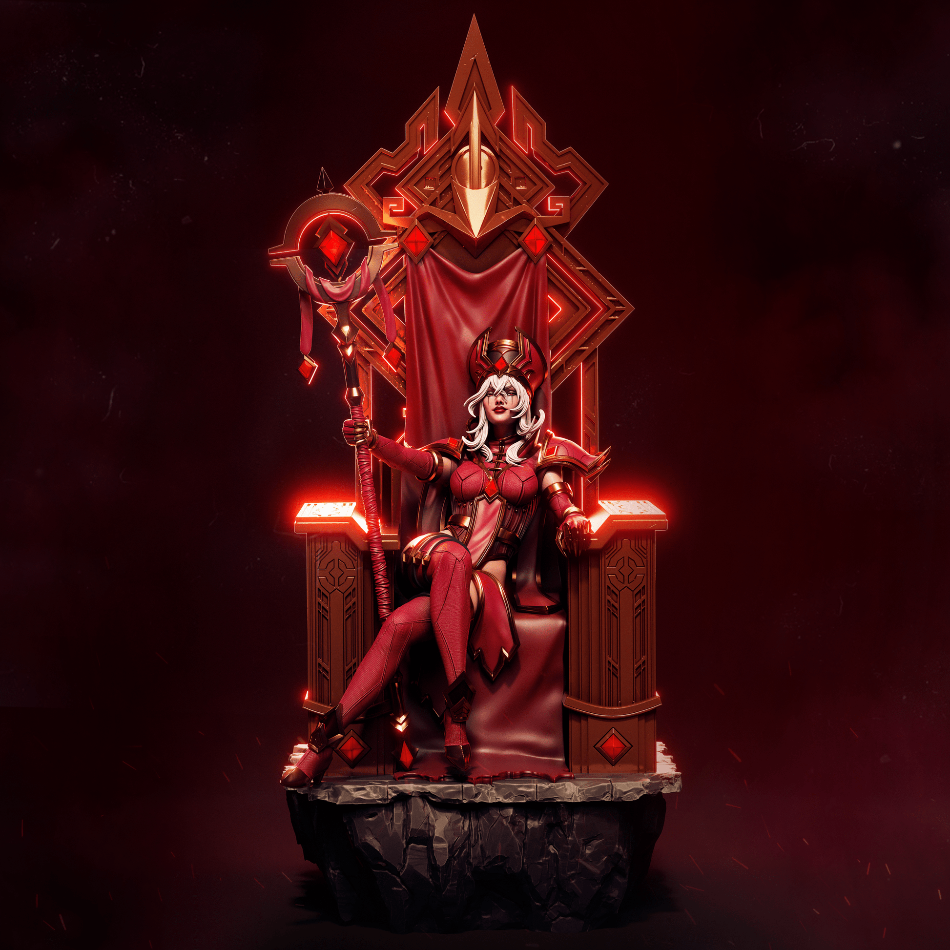 Sally Whitemane - CA 3D Studios - Dark Forge Arts