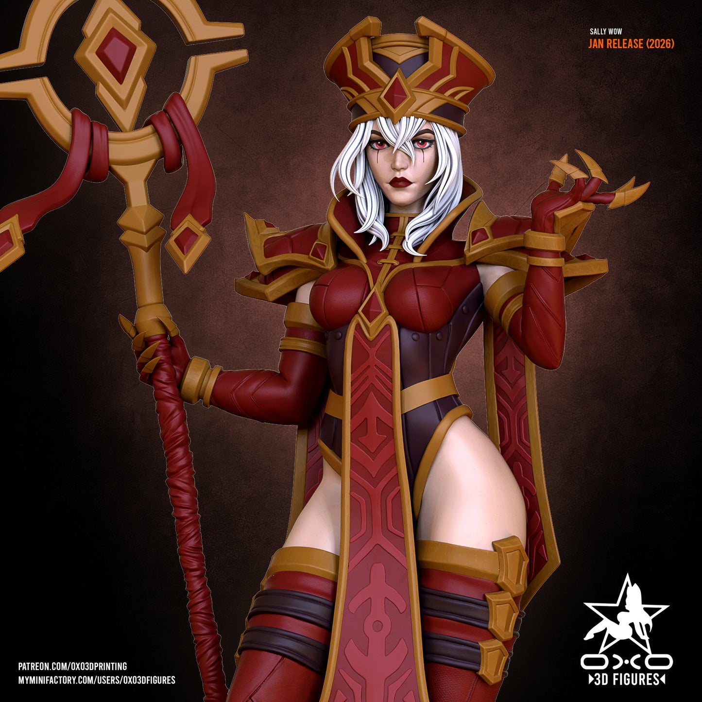 Sally Whitemane - OXO3D - Dark Forge Arts