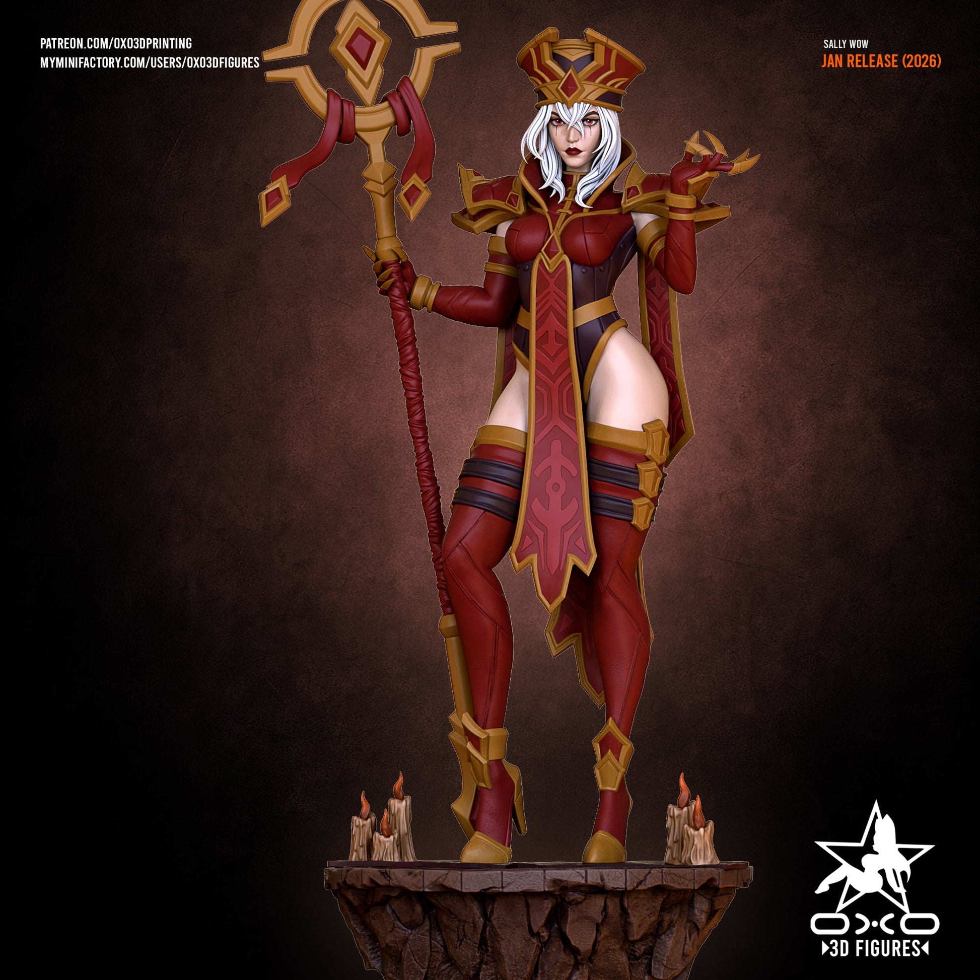 Sally Whitemane - OXO3D - Dark Forge Arts