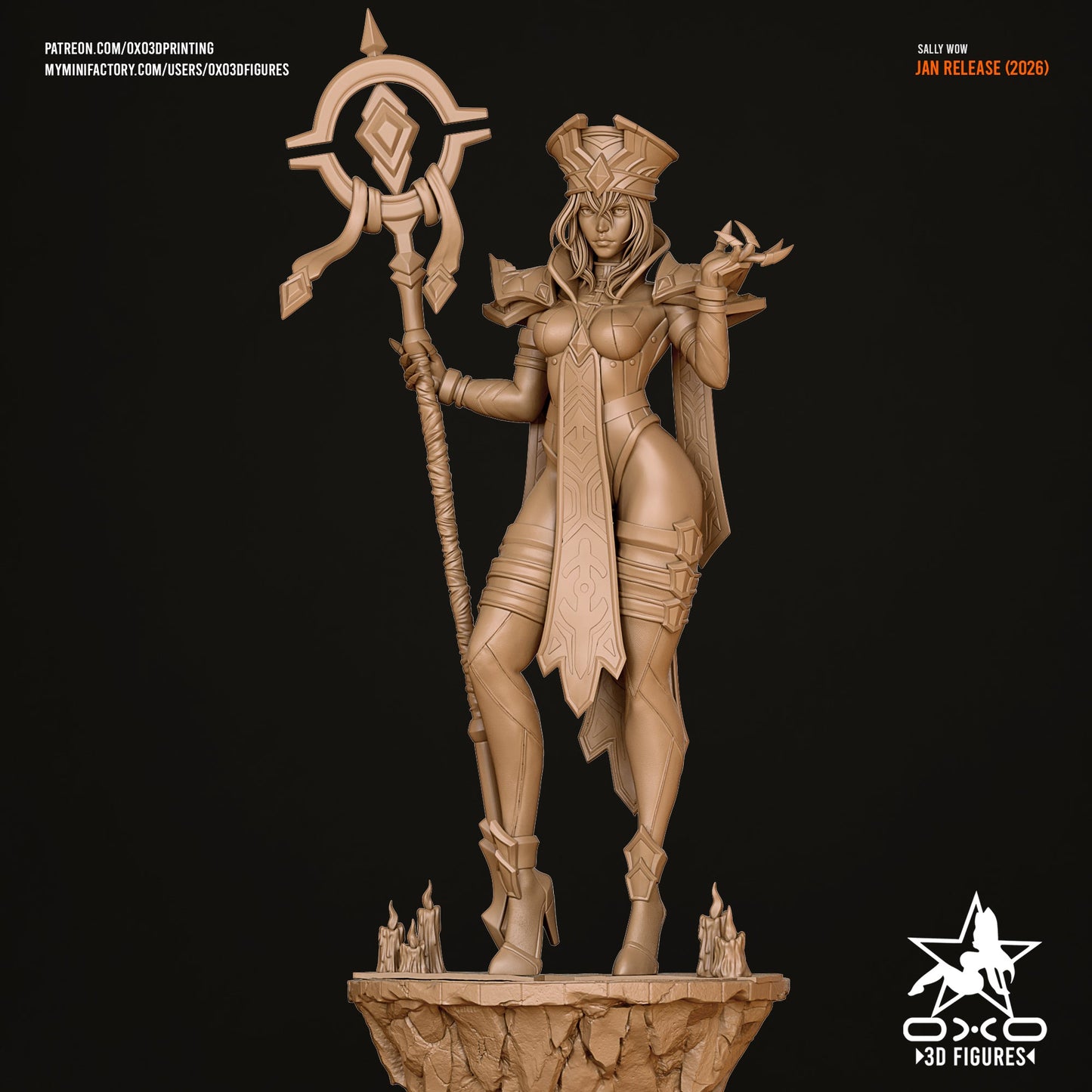 Sally Whitemane - OXO3D - Dark Forge Arts
