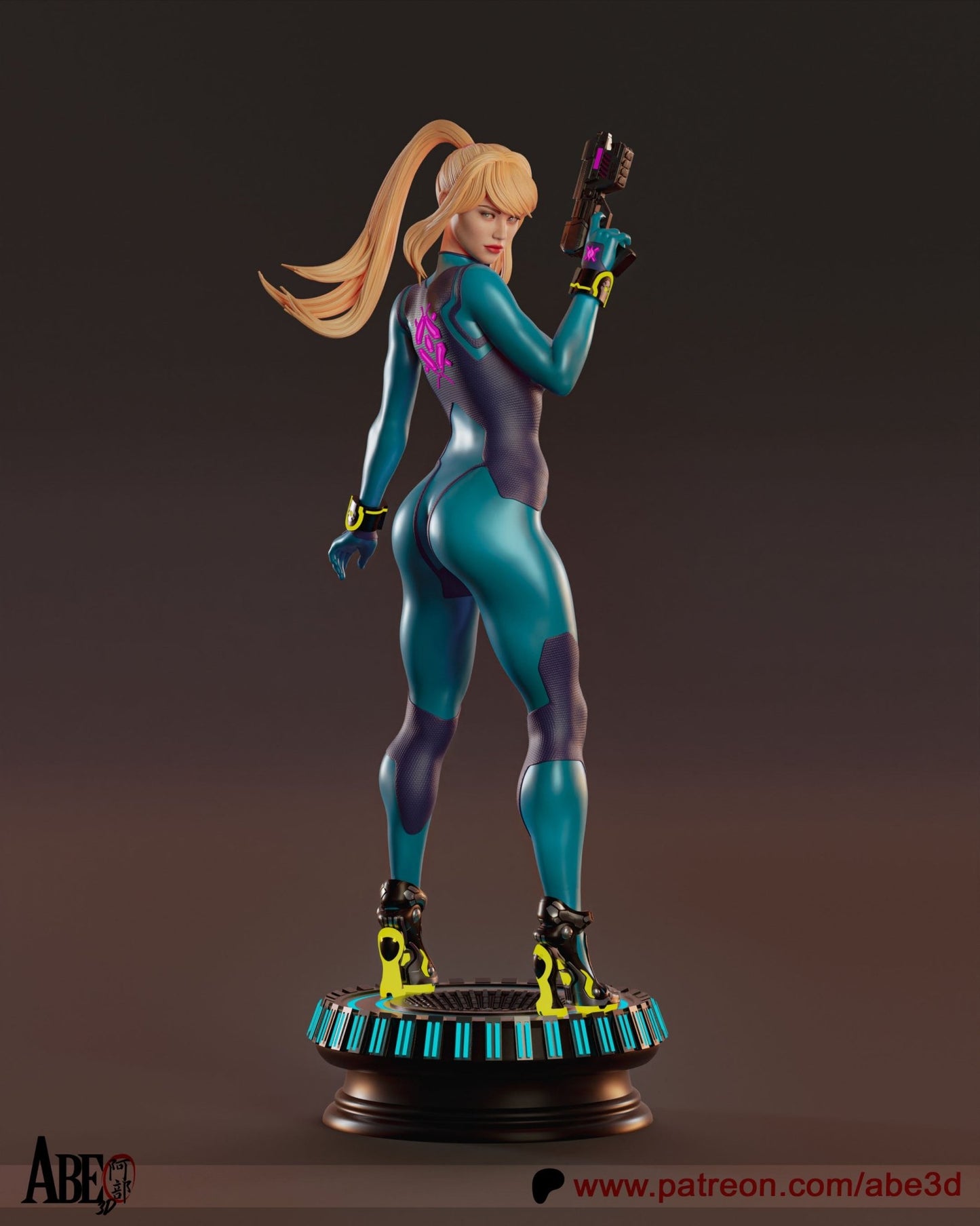 Samus Aran - Abe3D - Dark Forge Arts