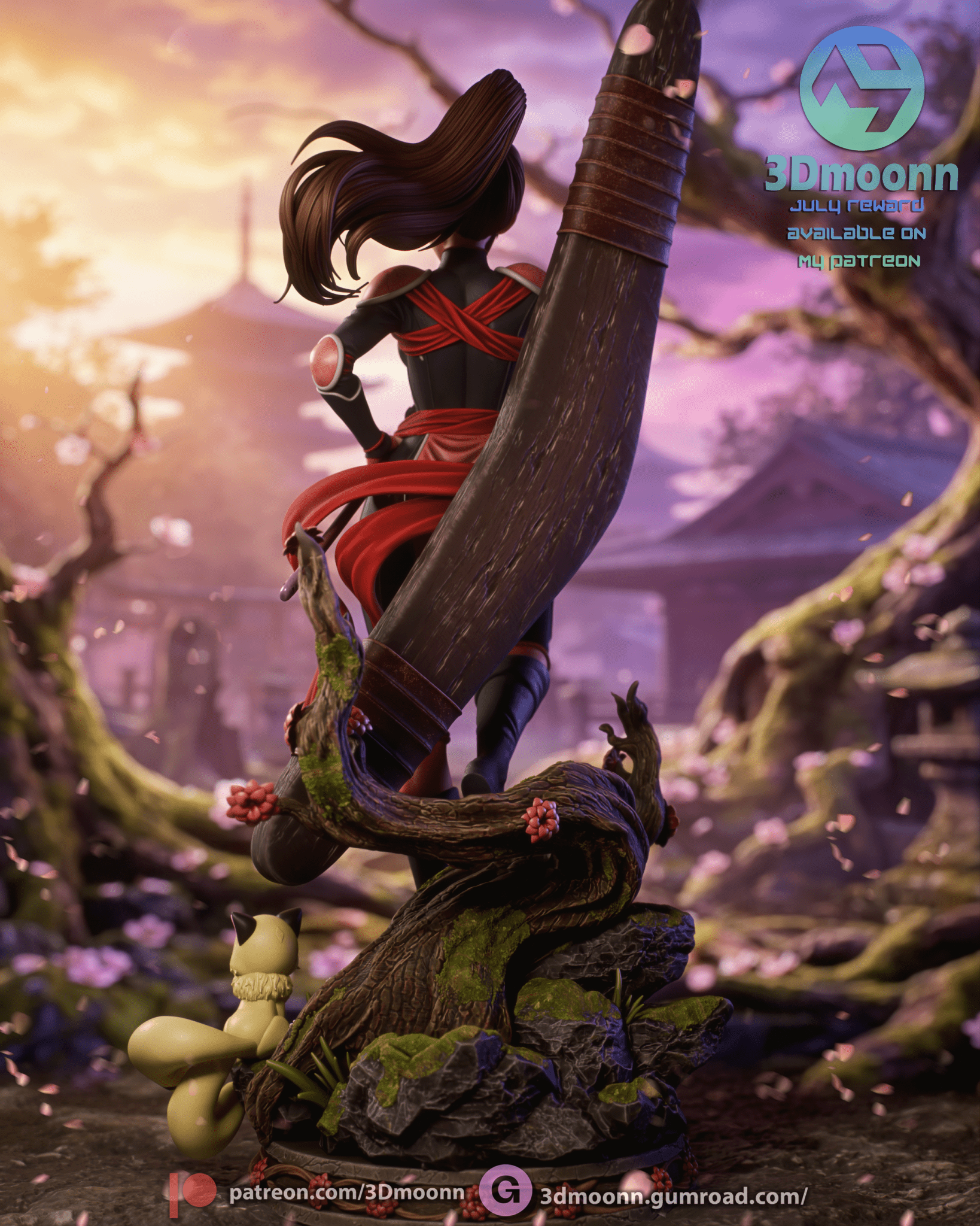 Sango - 3DMoonn - Dark Forge Arts