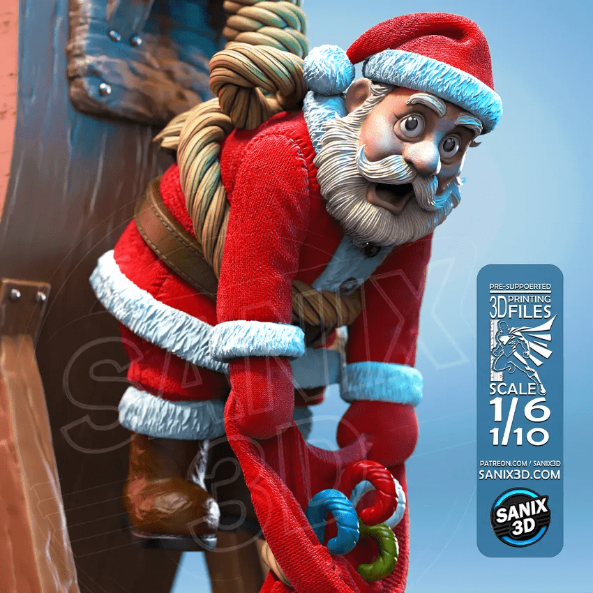 Santa & Grinch - Sanix3D - Dark Forge Arts