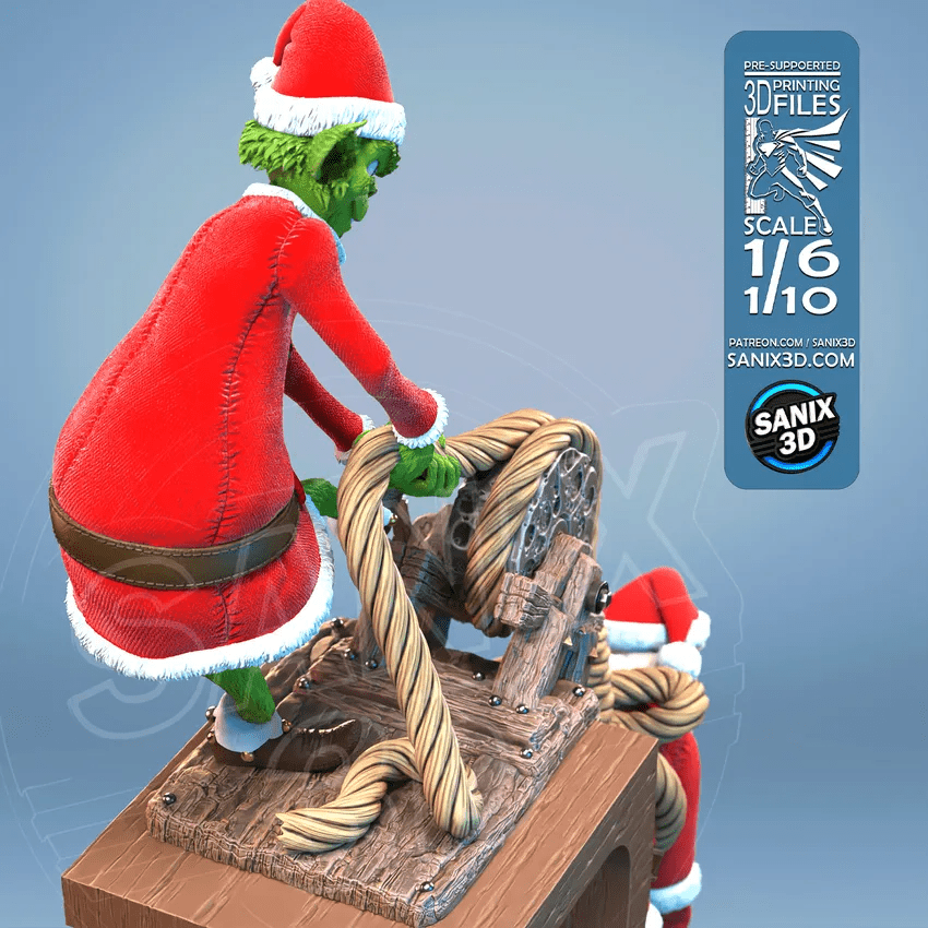 Santa & Grinch - Sanix3D - Dark Forge Arts