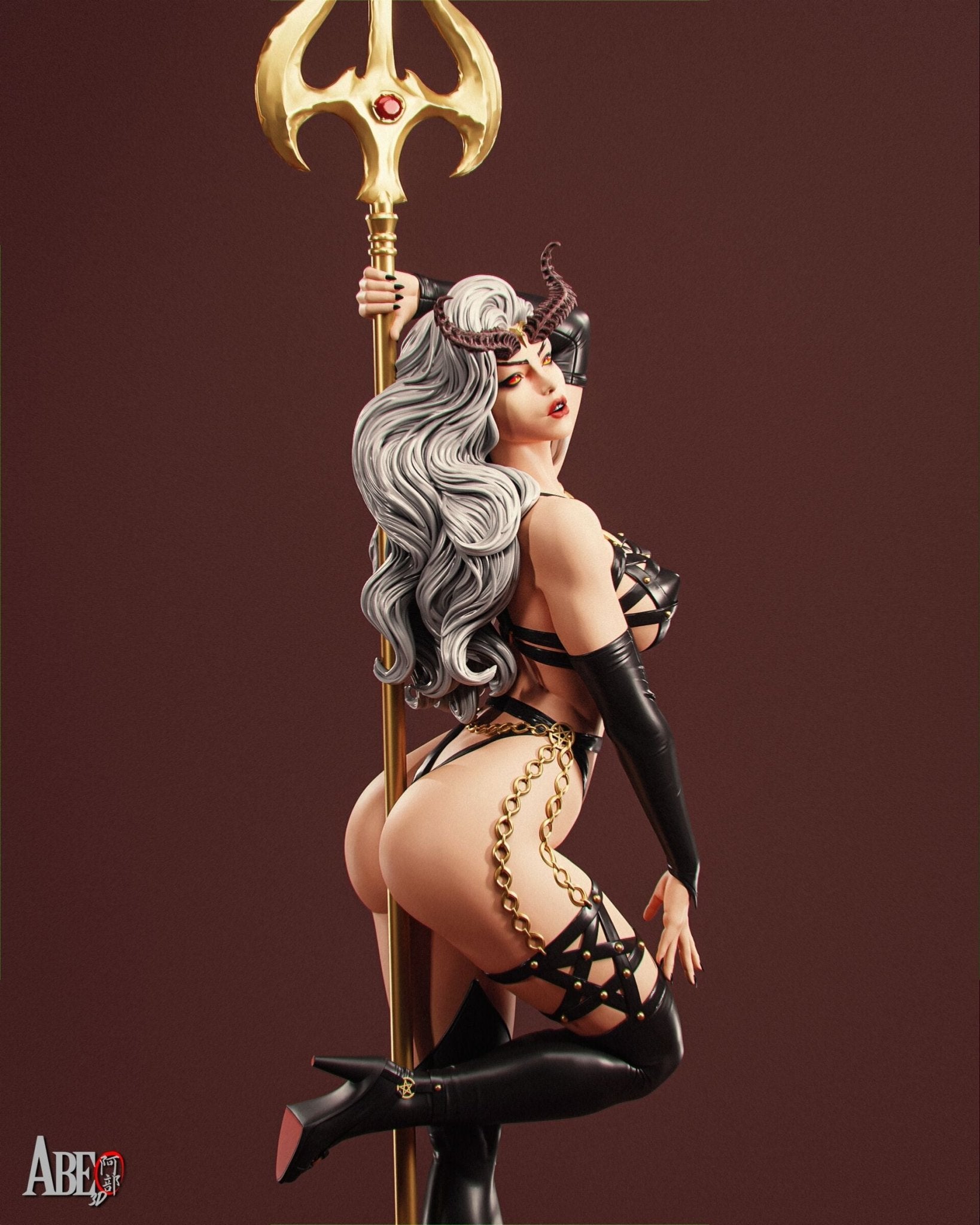 Satana Hellstorm - Abe3D - Dark Forge Arts