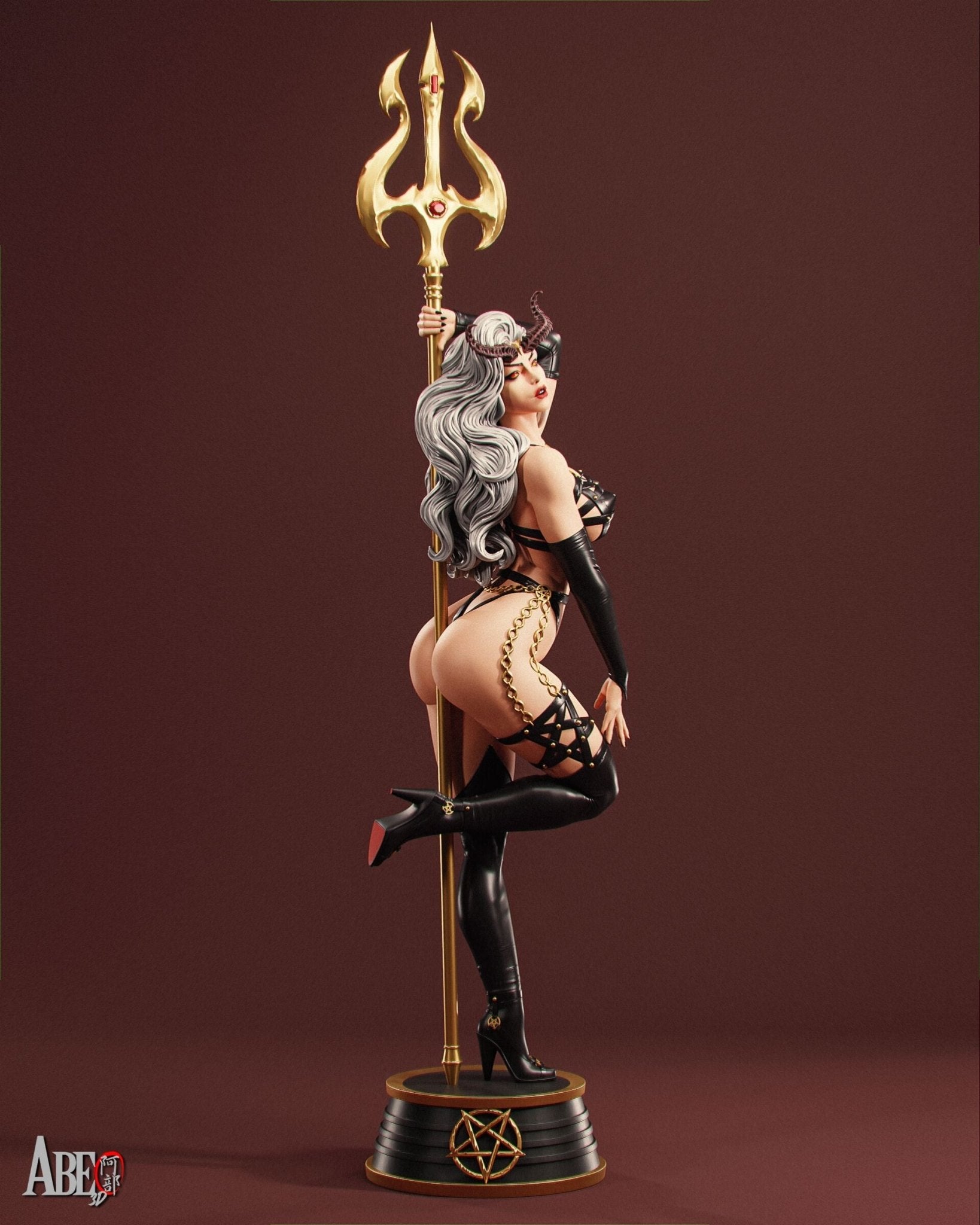 Satana Hellstorm - Abe3D - Dark Forge Arts